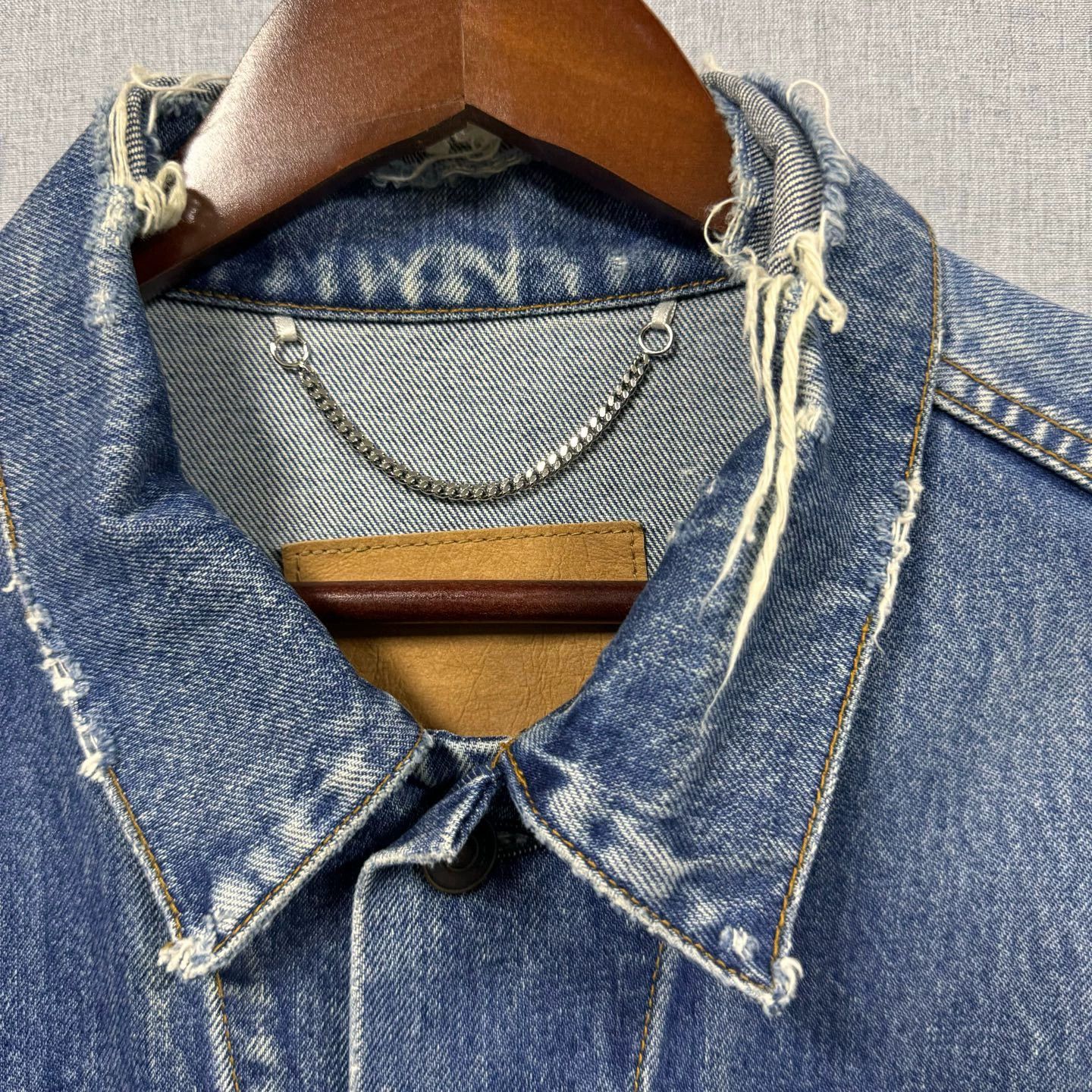 Balenciaga balenciaga denim jackets Size XXS / US 00 / IT 34 - 3 Thumbnail