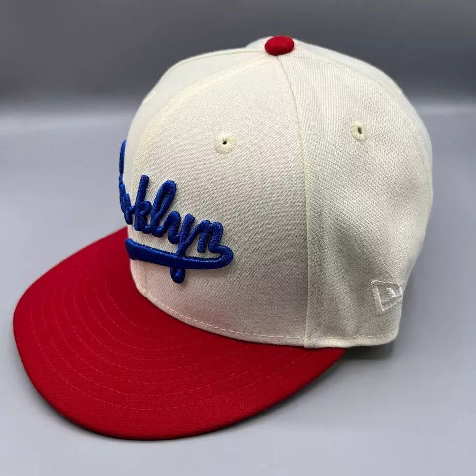New Era Brooklyn Dodgers Hat Men 7 1/2 59Fifty New Era Fitted Cap Size ONE SIZE - 3 Thumbnail