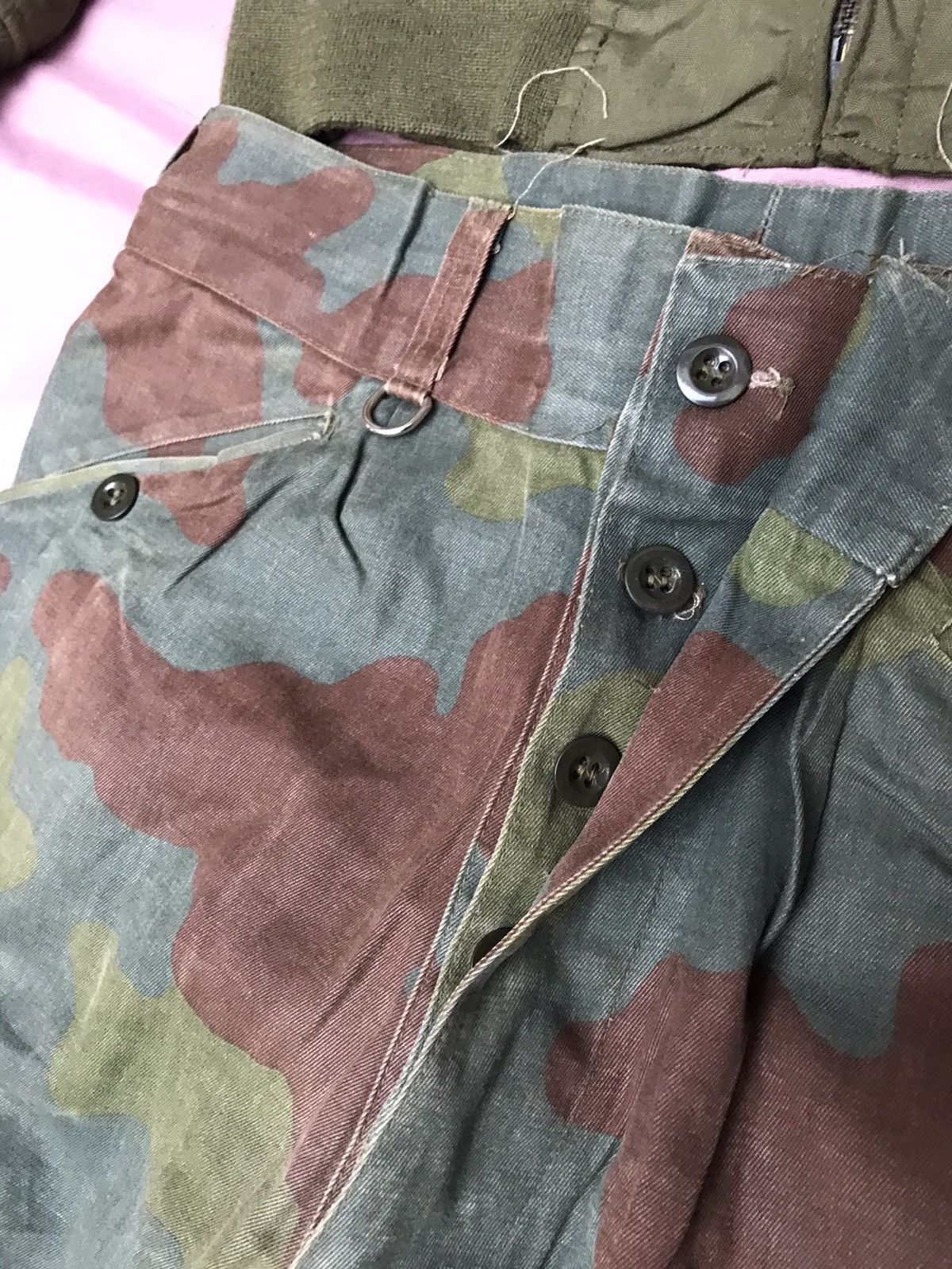 Other 90s vintage italian army camo combat cargo monkey a** pocket Size US 31 - 7 Thumbnail