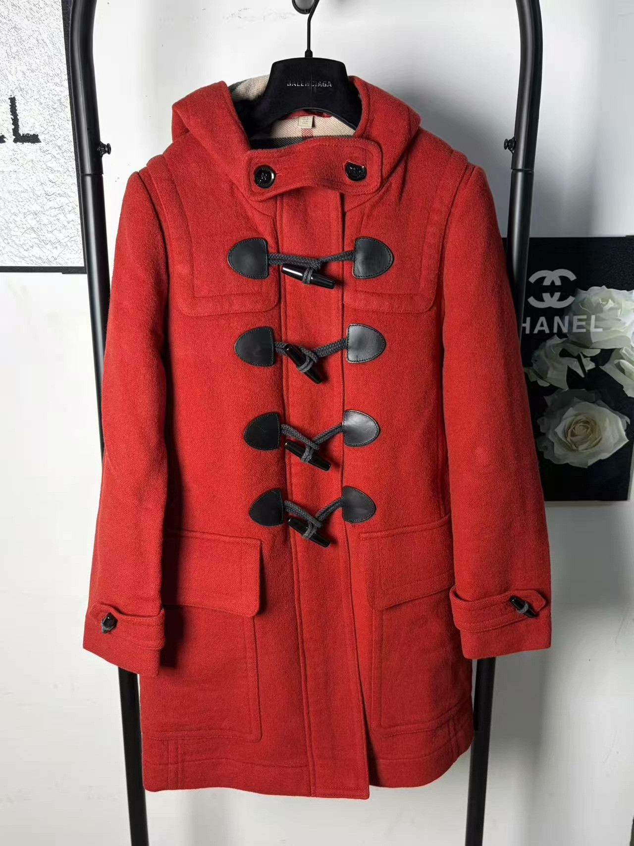 Burberry Burberry Wool White Coat M Women Size M / US 6-8 / IT 42-44 - 1 Thumbnail