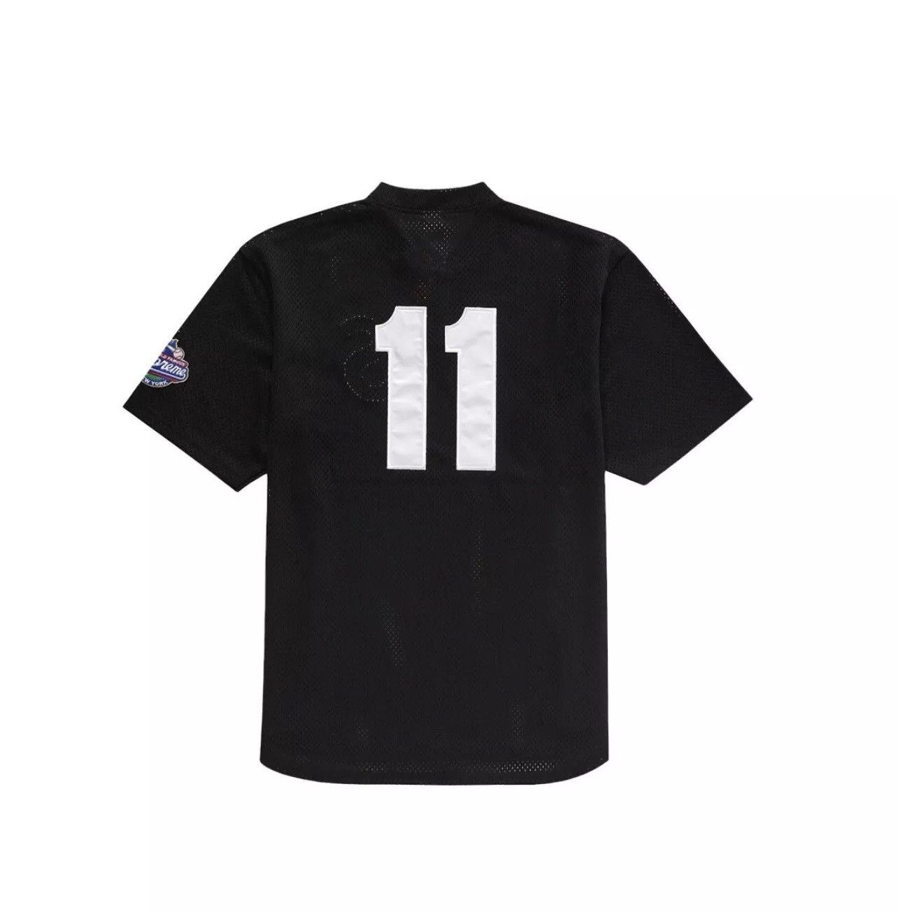 Supreme Supreme S Logo Baseball Henley Jersey Black Size: XL | Grailed