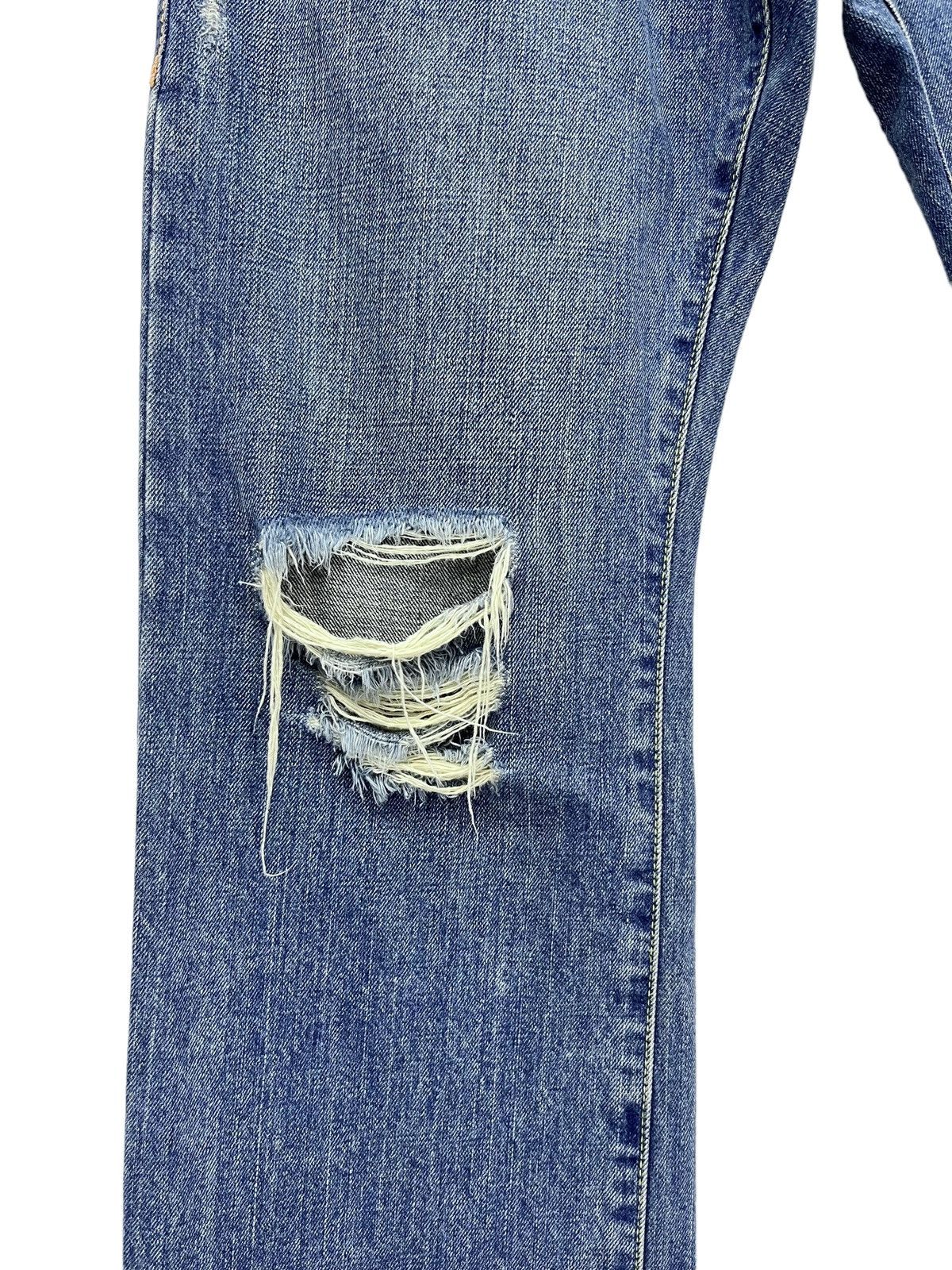 Japanese Brand 🔥FYE🔥90’s CO&LU Distressed Ripped Denim Hysteric Style Size US 30 / EU 46 - 9 Thumbnail
