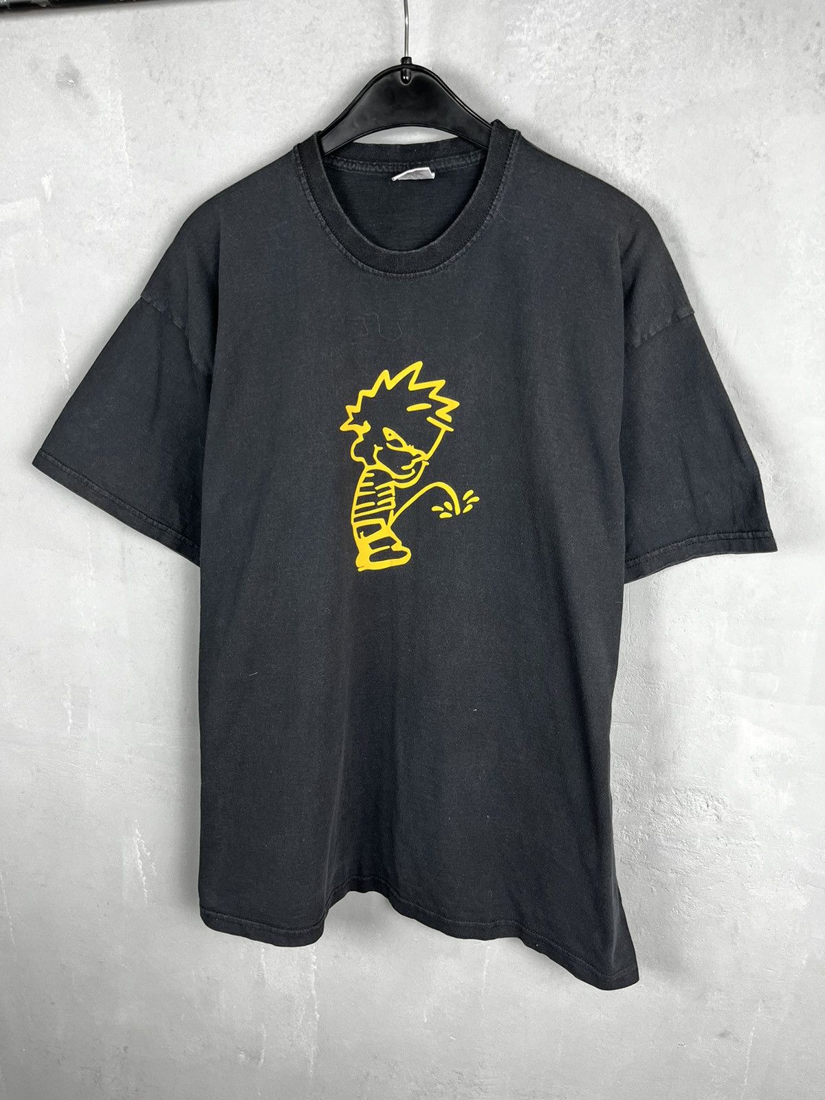 Band Tees × Vintage Vintage Hanes Piss Boy Tee Shirt Size US XL / EU 56 / 4 - 5 Thumbnail