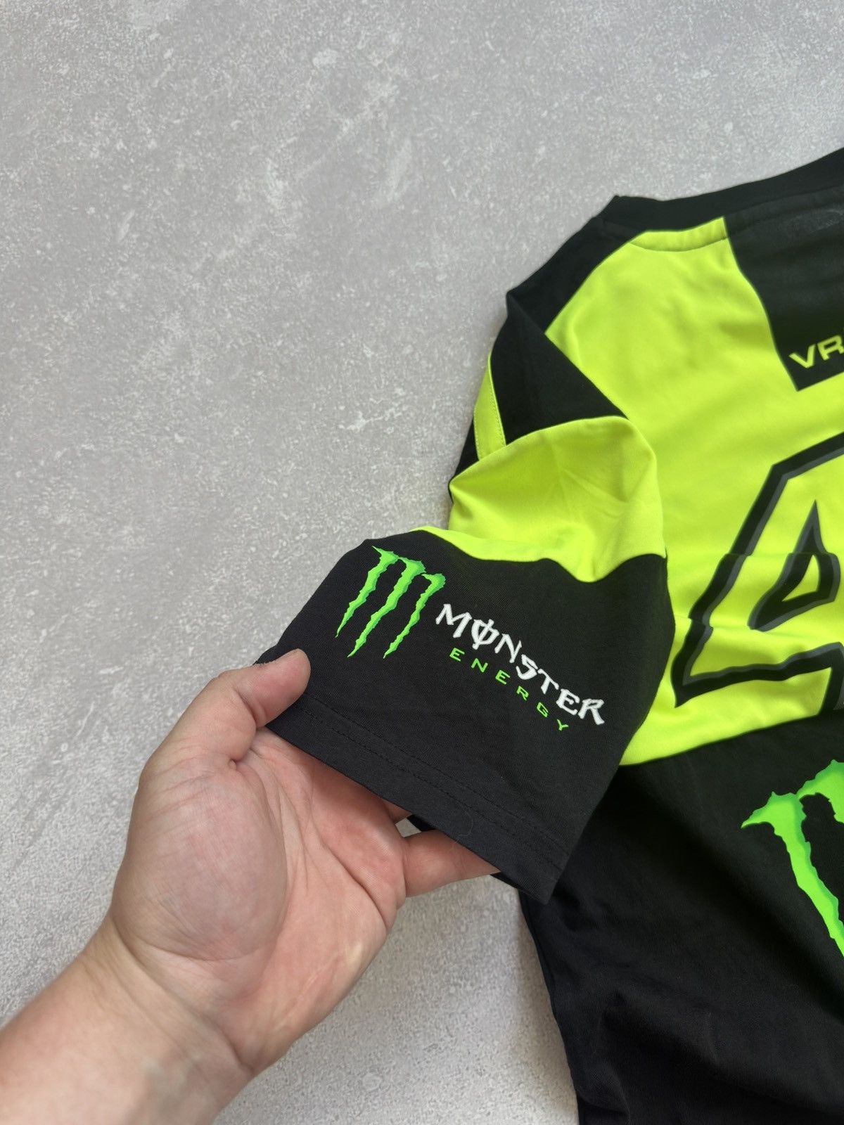 NASCAR Valentino Rossi VR46 Monster Energy Apparel Racing Shirt Size US XL / EU 56 / 4 - 12 Thumbnail