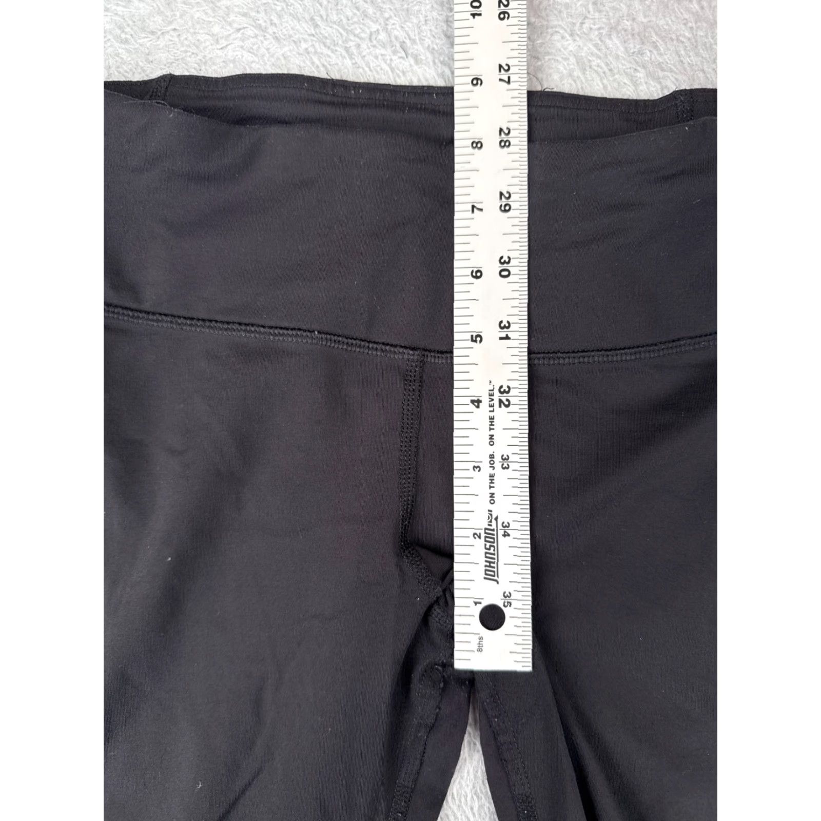 Lululemon Lululemon Pants Womens 4 Black Ruched Leg Zipper Pocket Gym Workout Fitness Activewear Women Pants Size 27" / US 4 / IT 40 - 7 Thumbnail