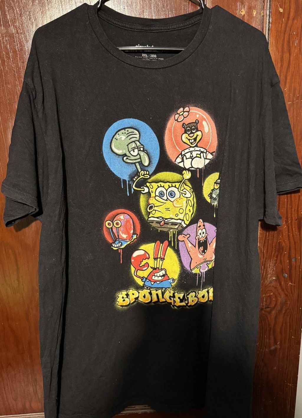 Nickelodeon SpongeBob SquarePants S/S T-Shirt Men 2XL Black Size US XXL / EU 58 / 5 - 1 Thumbnail