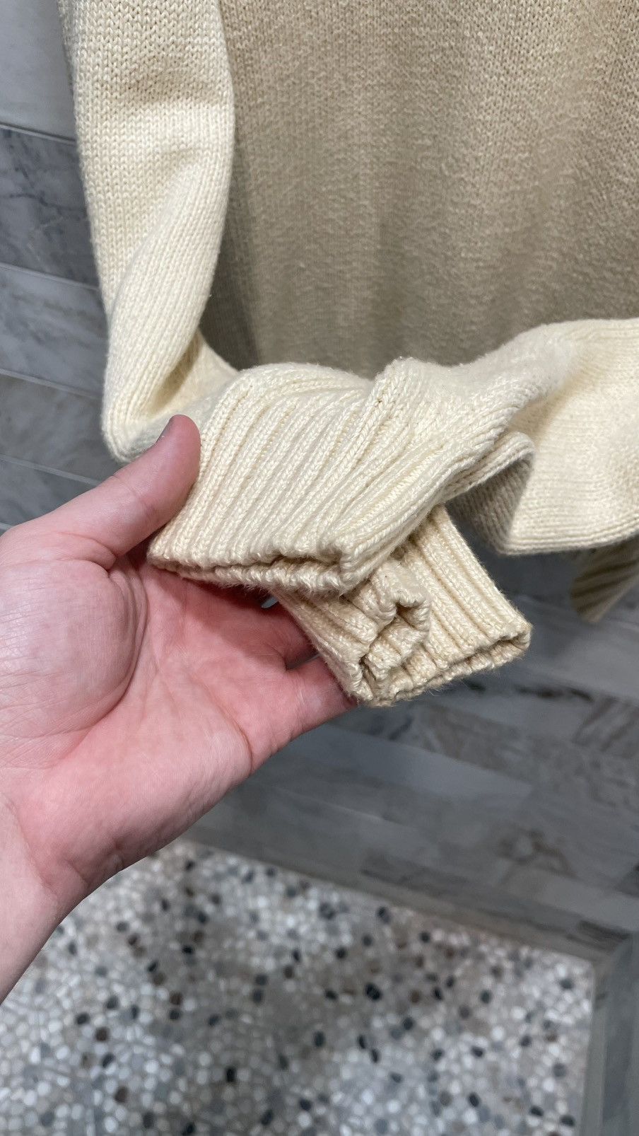 Polo Ralph Lauren Polo Ralph Lauren knitted crewneck sweater tan Size US XXL / EU 58 / 5 - 6 Thumbnail