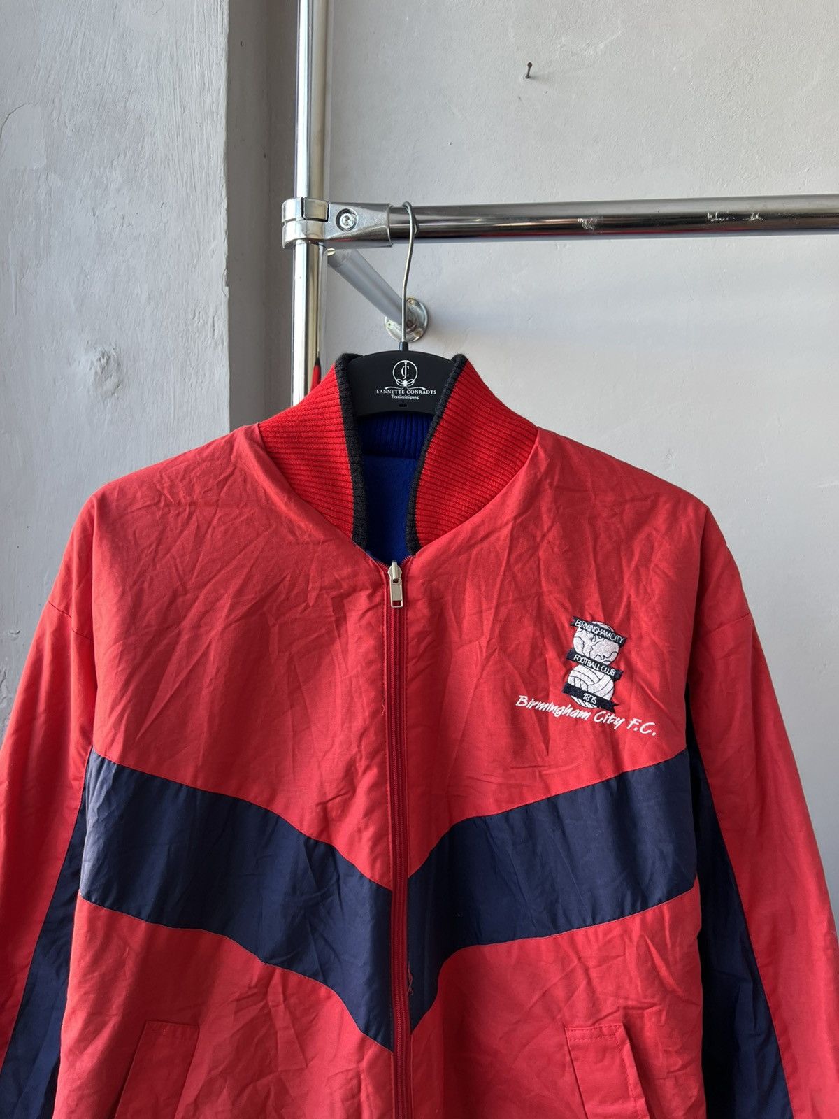Vintage ICON ULTRAS 80’S BIRMINGHAM CITY VARSITY ZIP BOMBER JACKET M Size US M / EU 48-50 / 2 - 5 Thumbnail