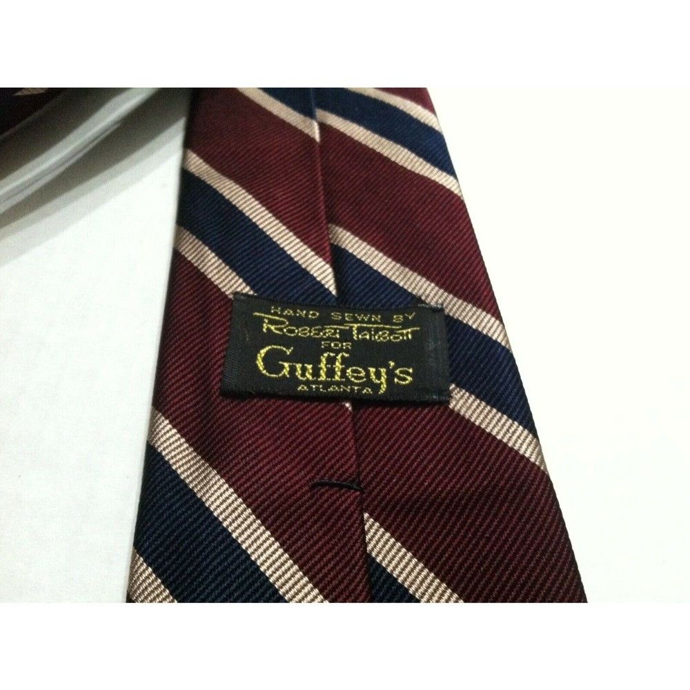 Robert Talbott ROBERT TALBOTT MENS 100%SILK STRIPED CLASSIC TIE WIDTH: 3" Size ONE SIZE - 2 Thumbnail