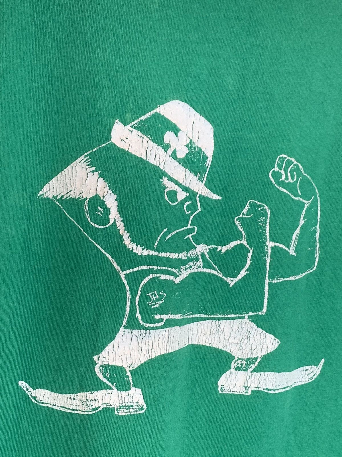 Vintage *RARE* Vintage 90’s Irish Pride Leprechaun Notre Dame Shirt Size US M / EU 48-50 / 2 - 4 Thumbnail