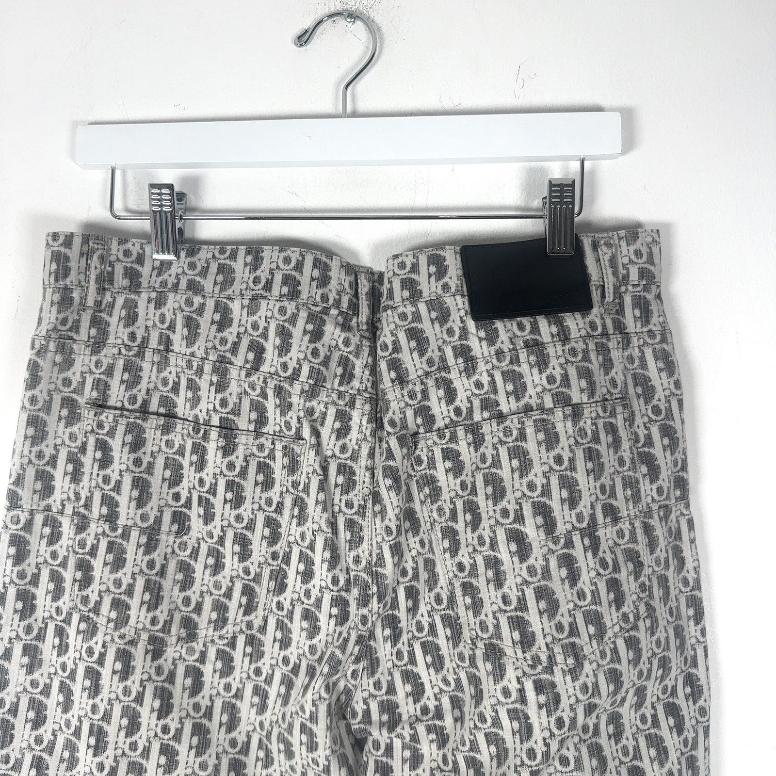 Dior Dior Grey Jacquard Washed Denim Jeans Size US 32 / EU 48 - 6 Thumbnail