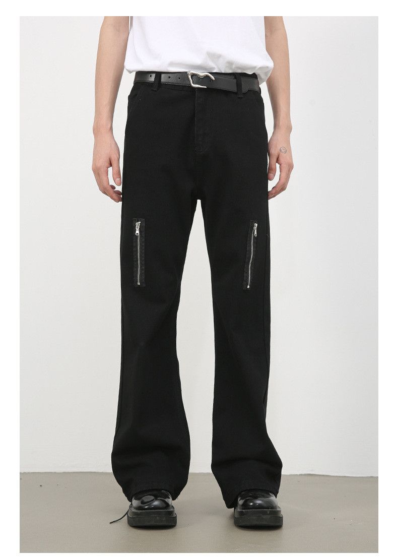 Japanese Brand High street loose versatile casual zipper flared jeans Size US 32 / EU 48 - 2 Thumbnail