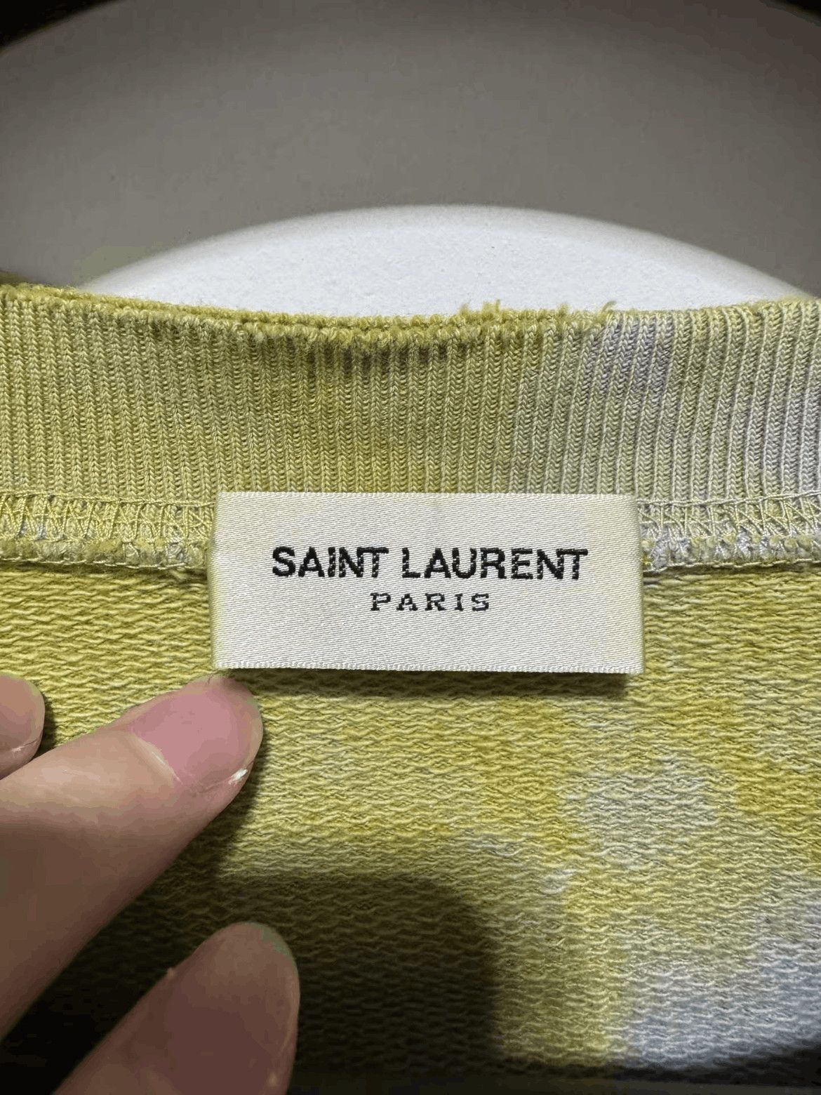 Saint Laurent Paris Saint Laurent Paris by Hedi 16SS Destroyed Sweatshirt-2508 Size US S / EU 44-46 / 1 - 4 Thumbnail