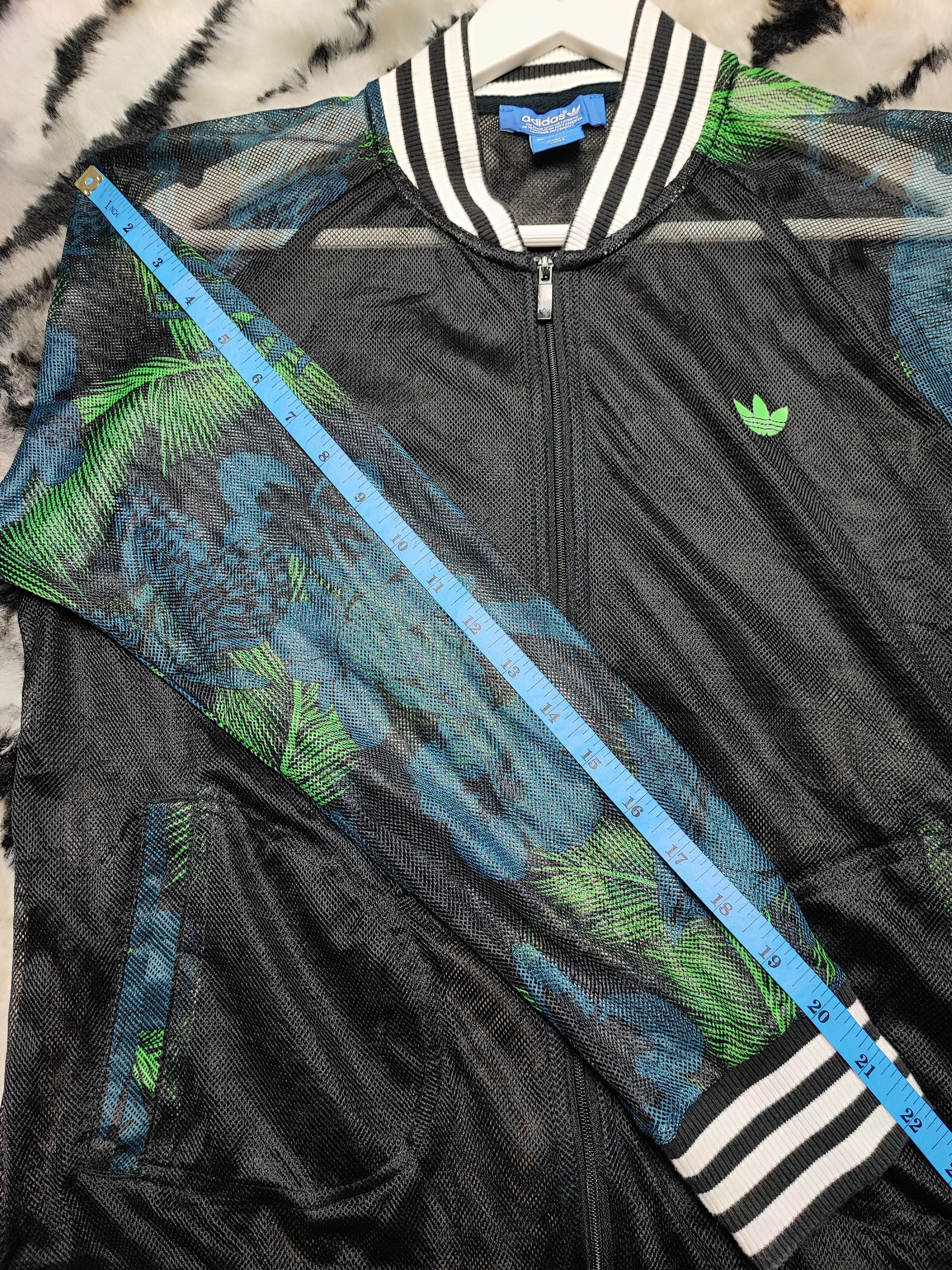 Adidas × Japanese Brand Adidas Floral Transparent Varsity Size US S / EU 44-46 / 1 - 7 Thumbnail