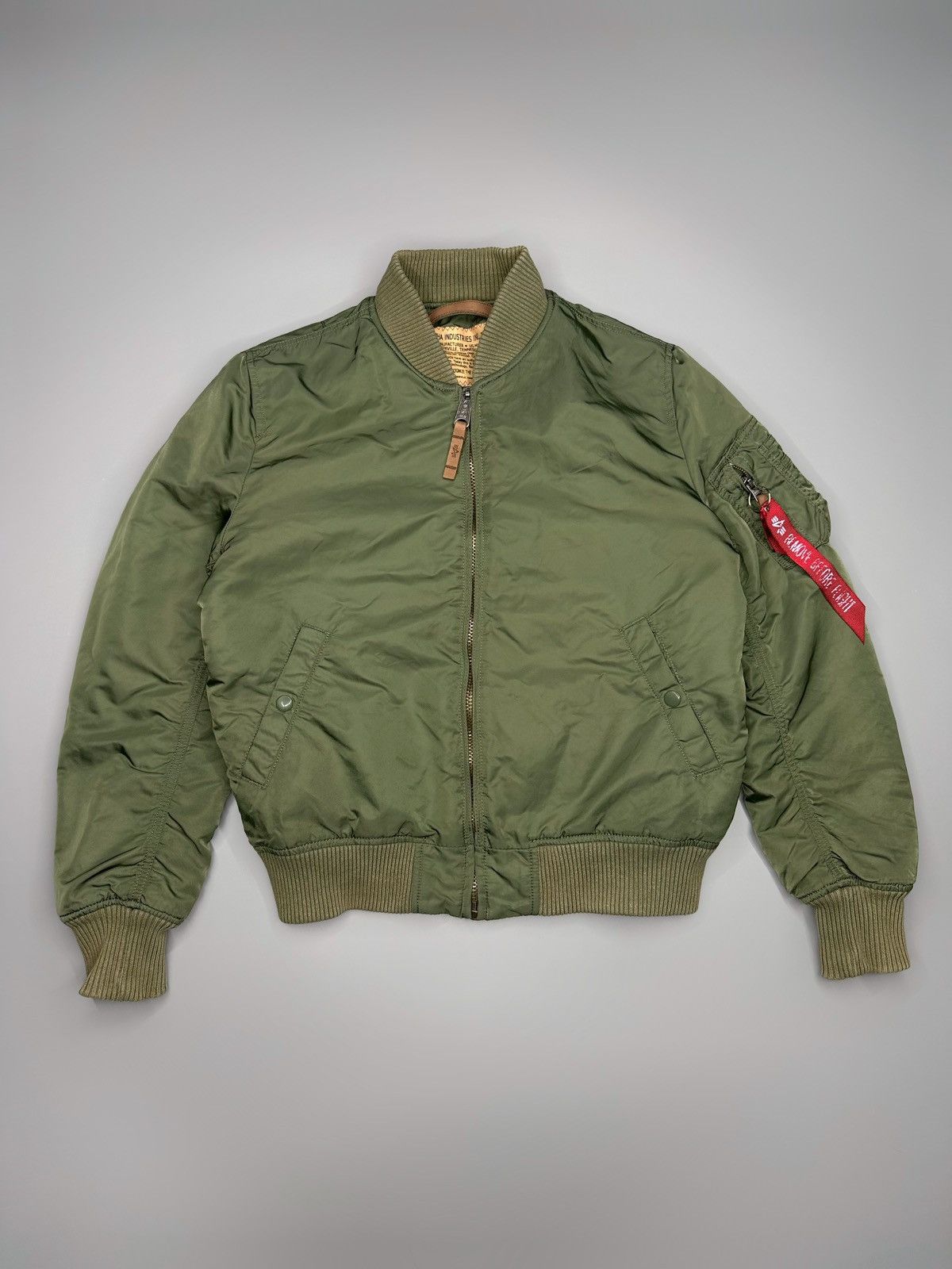 Alpha Industries Vintage Y2k Alpha Industries Bomber Jacket MA-2 Size US M / EU 48-50 / 2 - 1 Thumbnail