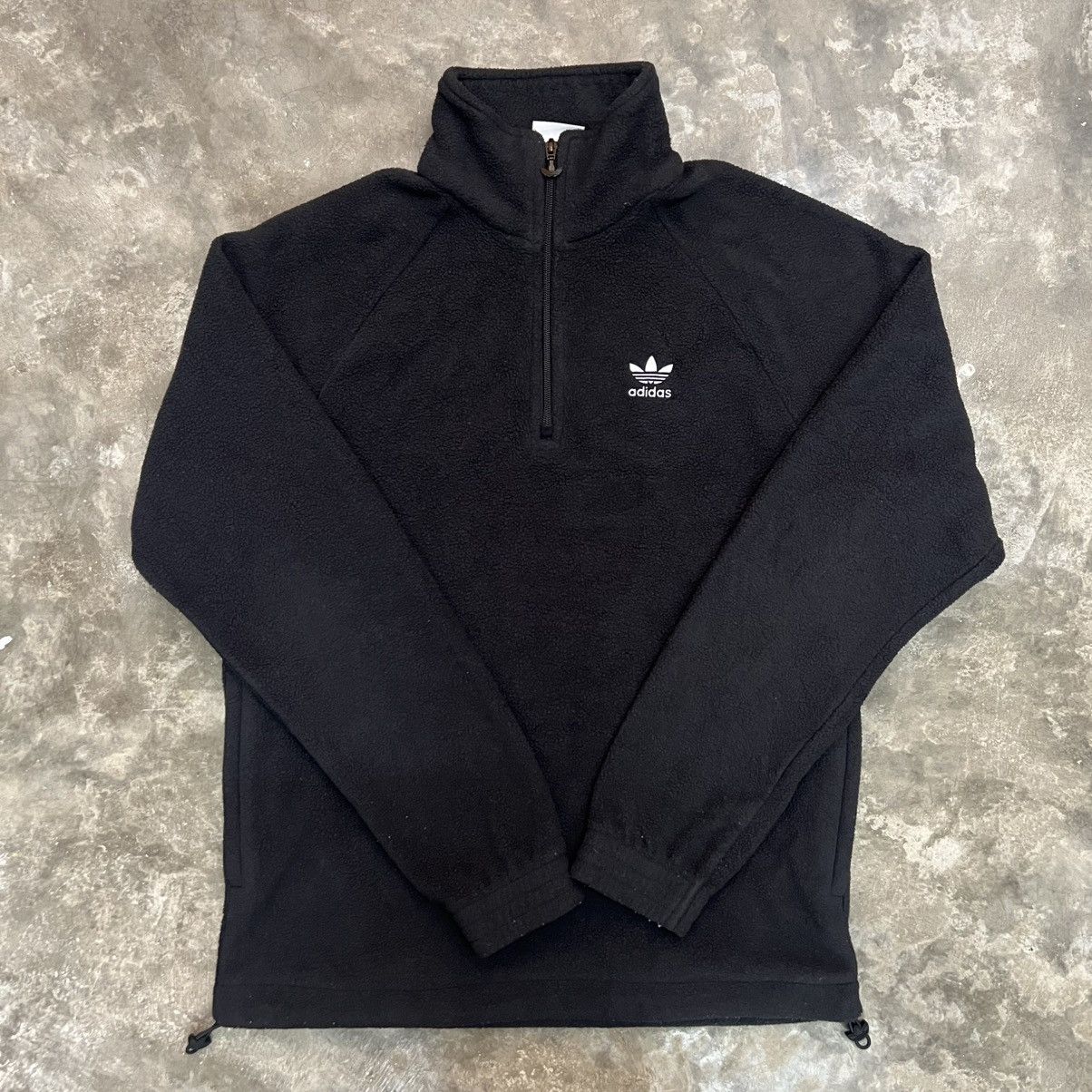 Adidas Adidas Half Zip Fleece Pullover Size US M / EU 48-50 / 2 - 2 Thumbnail