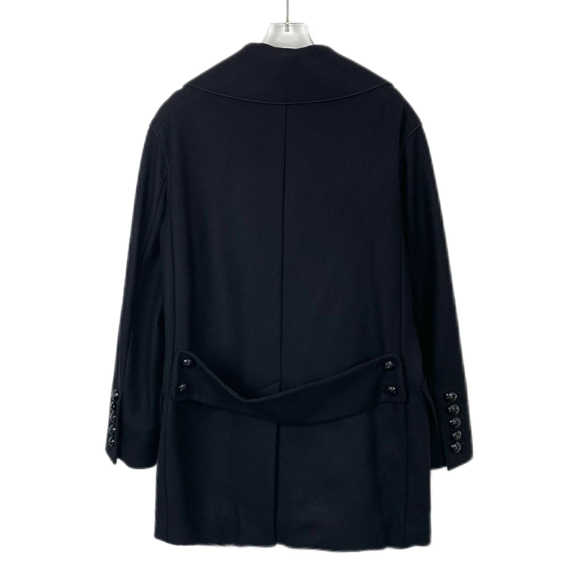 Burberry Burberry Womens Black Double-Breasted Wool Coat Size 4/6 New Size S / US 4 / IT 40 - 9 Thumbnail
