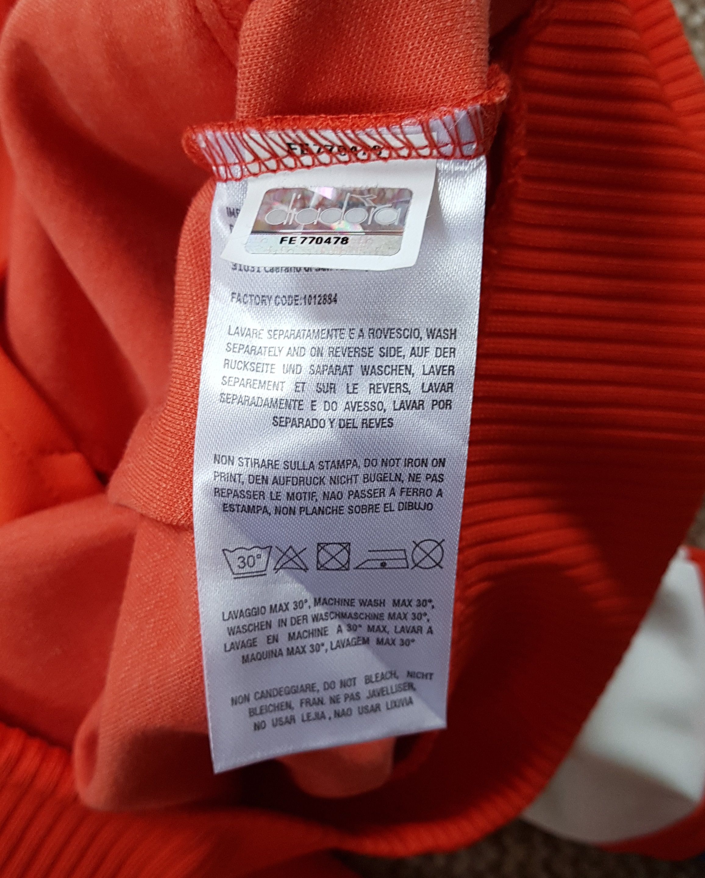 Diadora Diadora 80s Retro Track Top Jacket sz S Size US S / EU 44-46 / 1 - 7 Thumbnail
