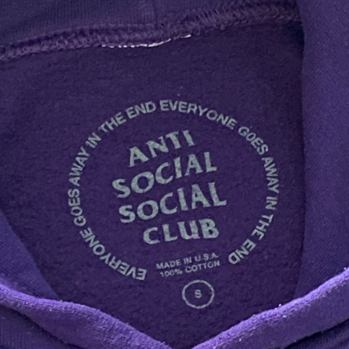 Anti Social Social Club × Japanese Brand Rare Anti Social Social Club Tribal Sunny Side Hoodie Size US S / EU 44-46 / 1 - 10 Thumbnail