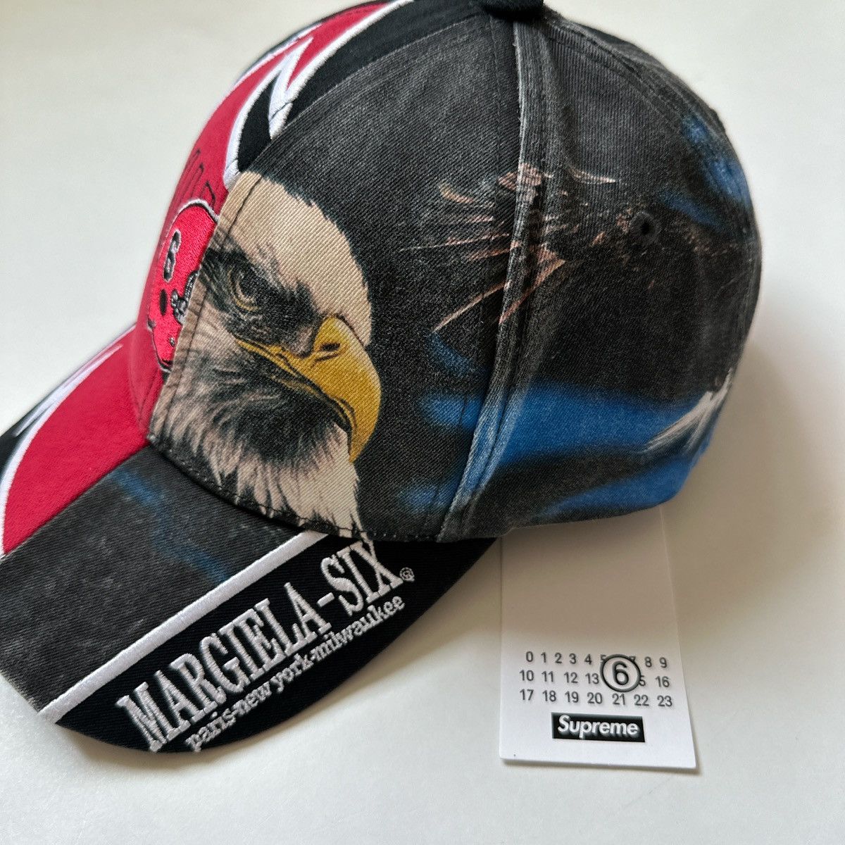 Maison Margiela × Supreme Supreme (x) MM6 Split 6 panel hat strapback cap SS26 Size ONE SIZE - 2 Thumbnail