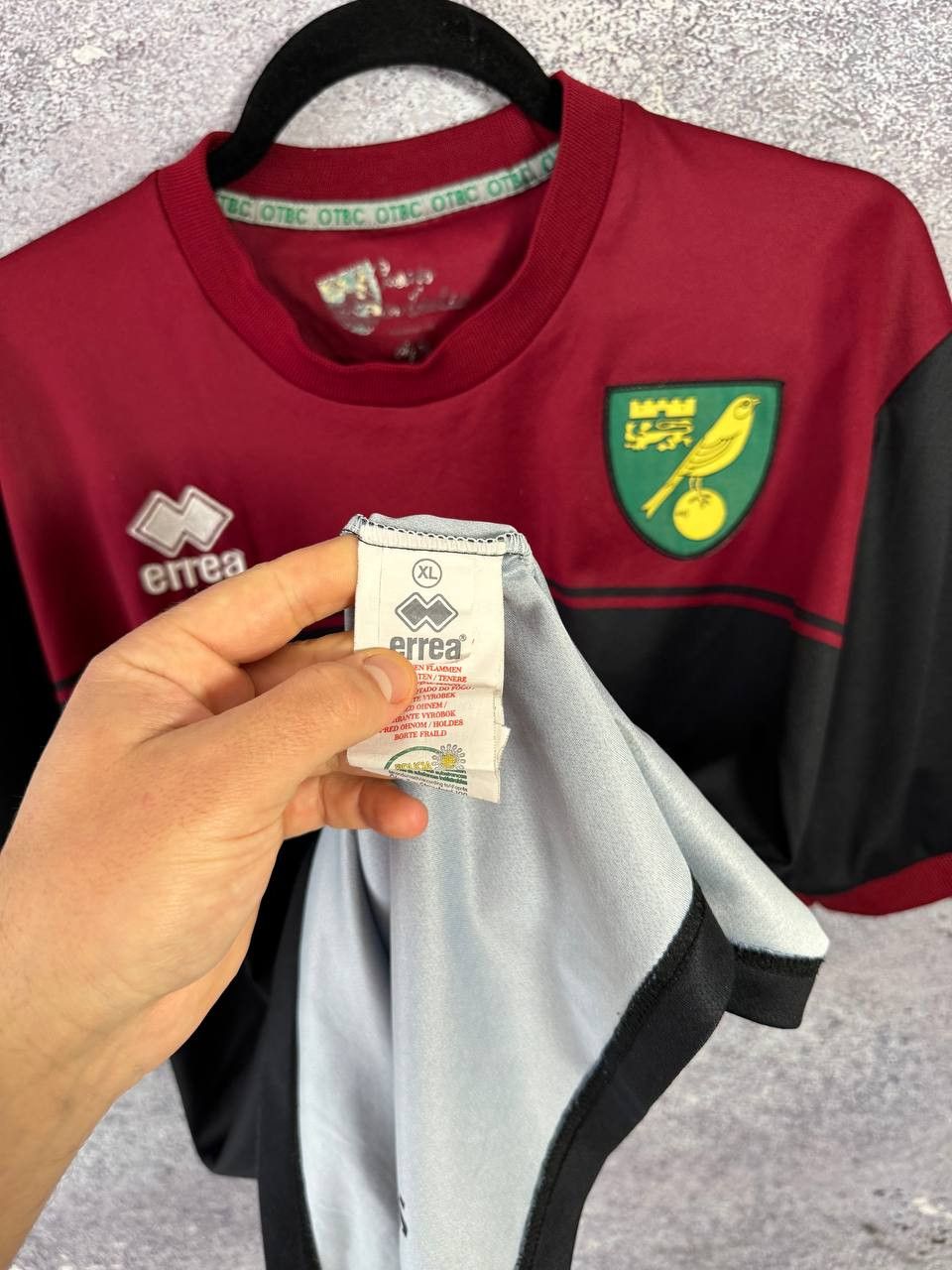 Errea × Vintage Vintage Norwich City 2014/15 Errea Soccer Jersey XL Size US XL / EU 56 / 4 - 15 Thumbnail