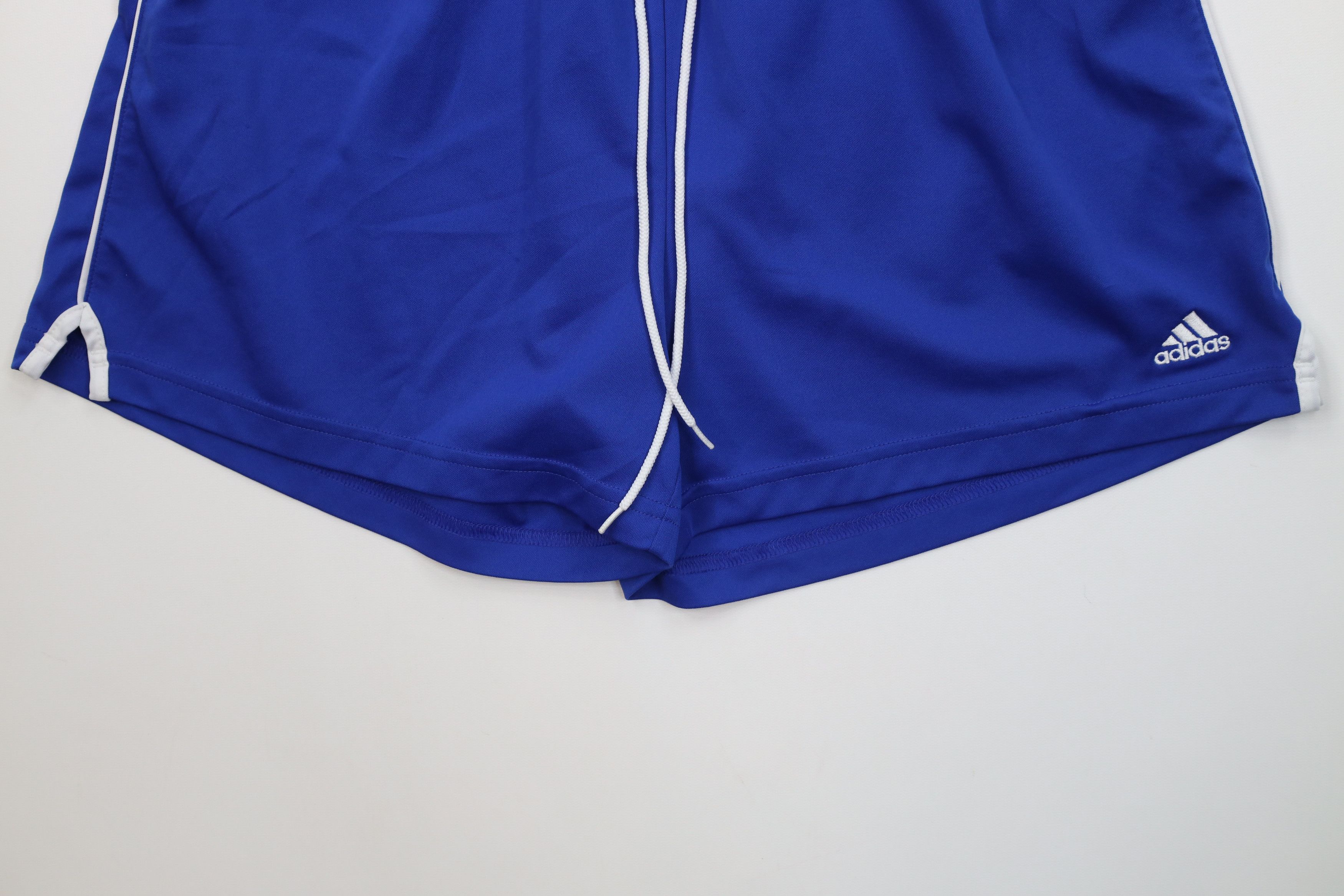 Adidas Vintage 90s Y2K Adidas Running Jogging Soccer Shorts Blue Size US 34 / EU 50 - 4 Thumbnail