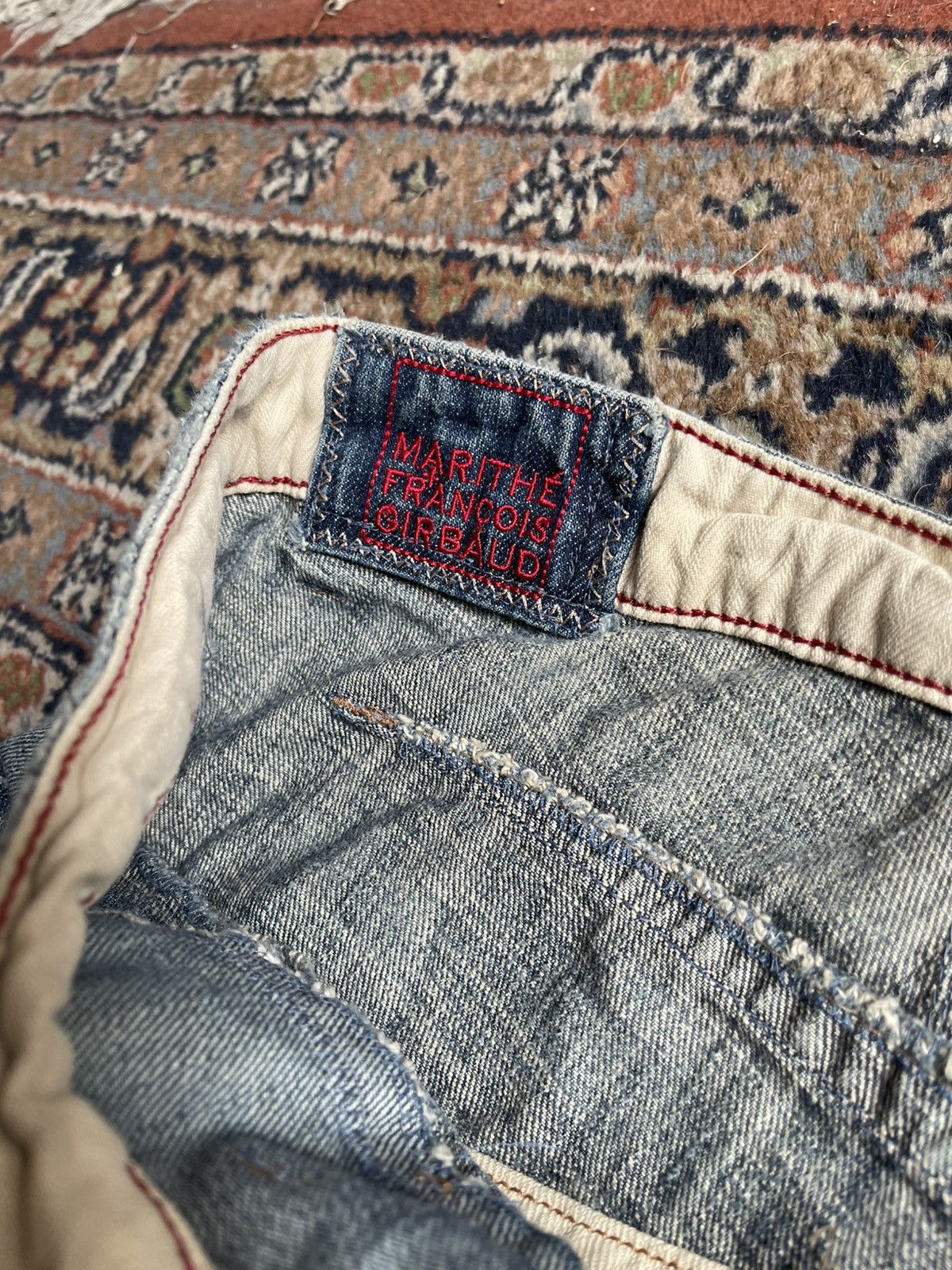 Marithe + Francois Girbaud Vintage Girbaud Jeans Distressed RARE Size US 31 - 4 Thumbnail