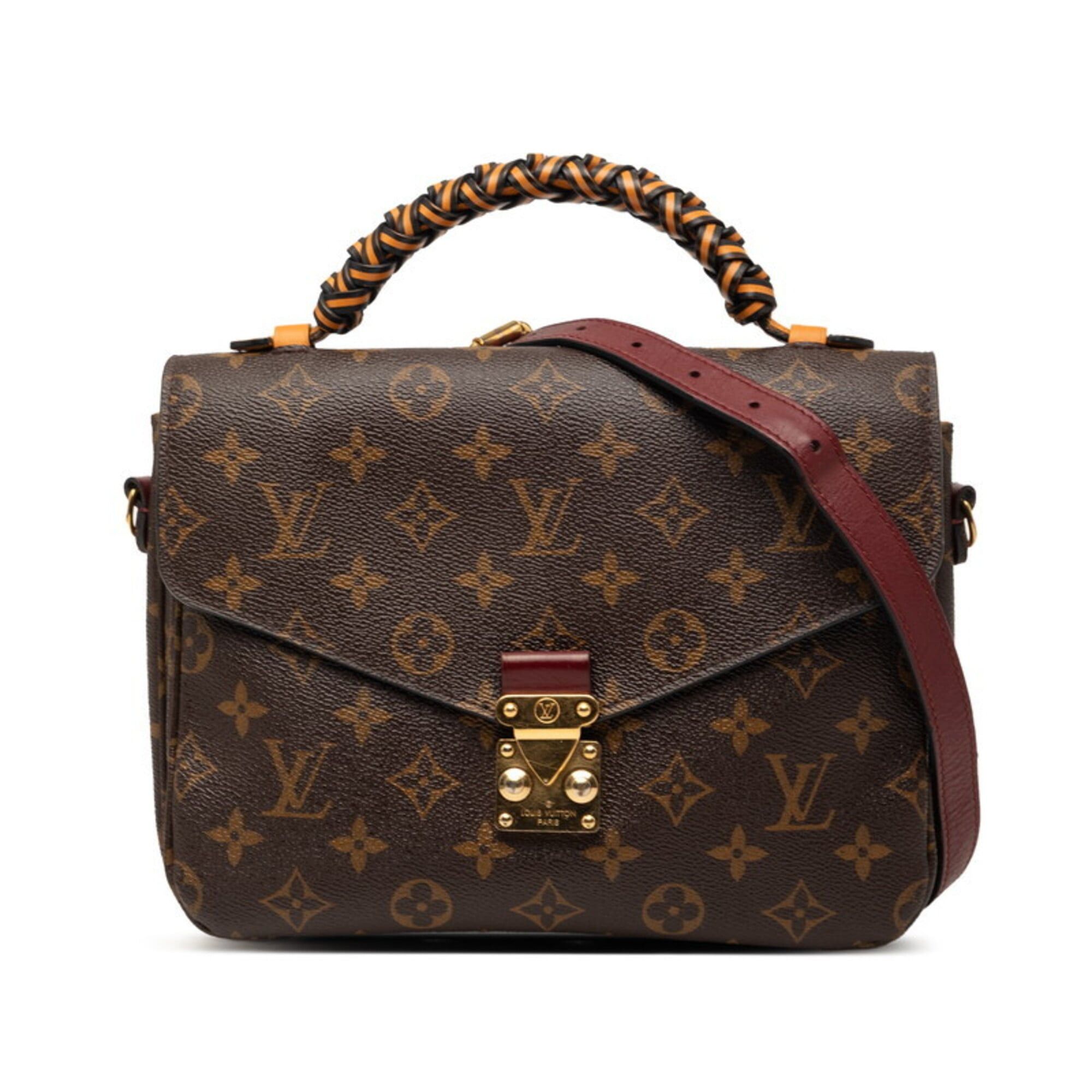 Louis Vuitton Louis Vuitton Monogram Pochette Metis MM Handbag Shoulder Bag 2WAY M44668 Brown Multicolor Leather Women's LOUIS VUITTON Size ONE SIZE - 1 Thumbnail