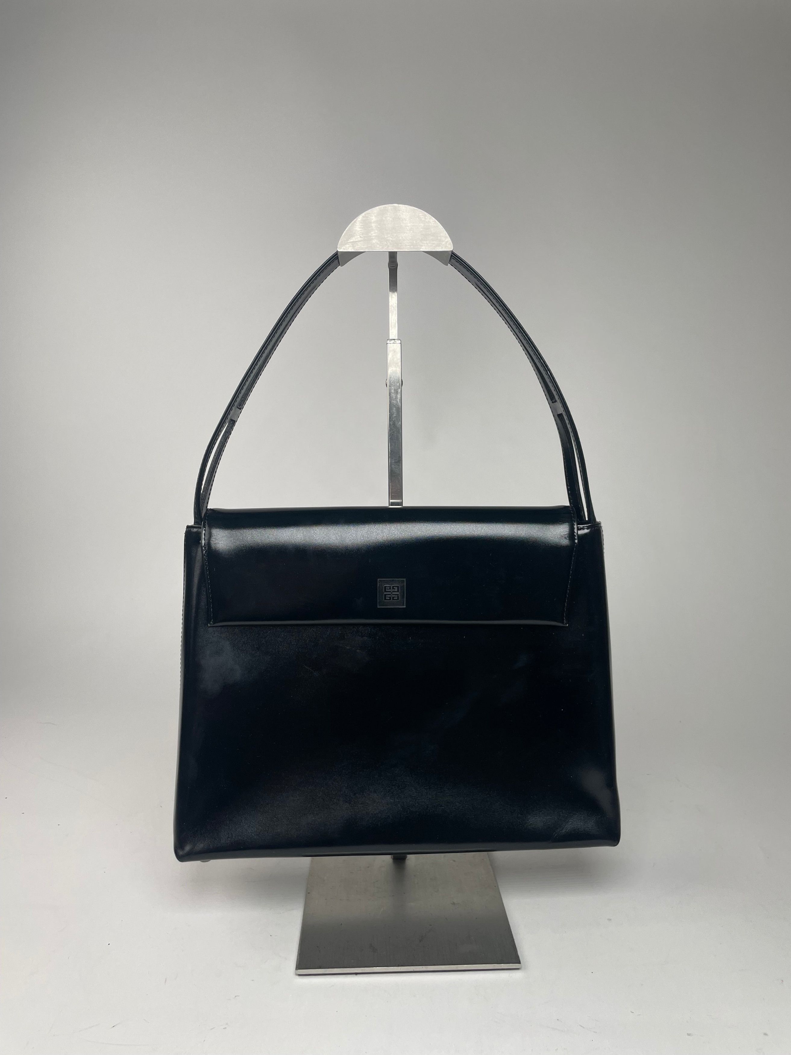 Givenchy Vintage 4G Patent Leather Bag Black Size ONE SIZE - 1 Thumbnail
