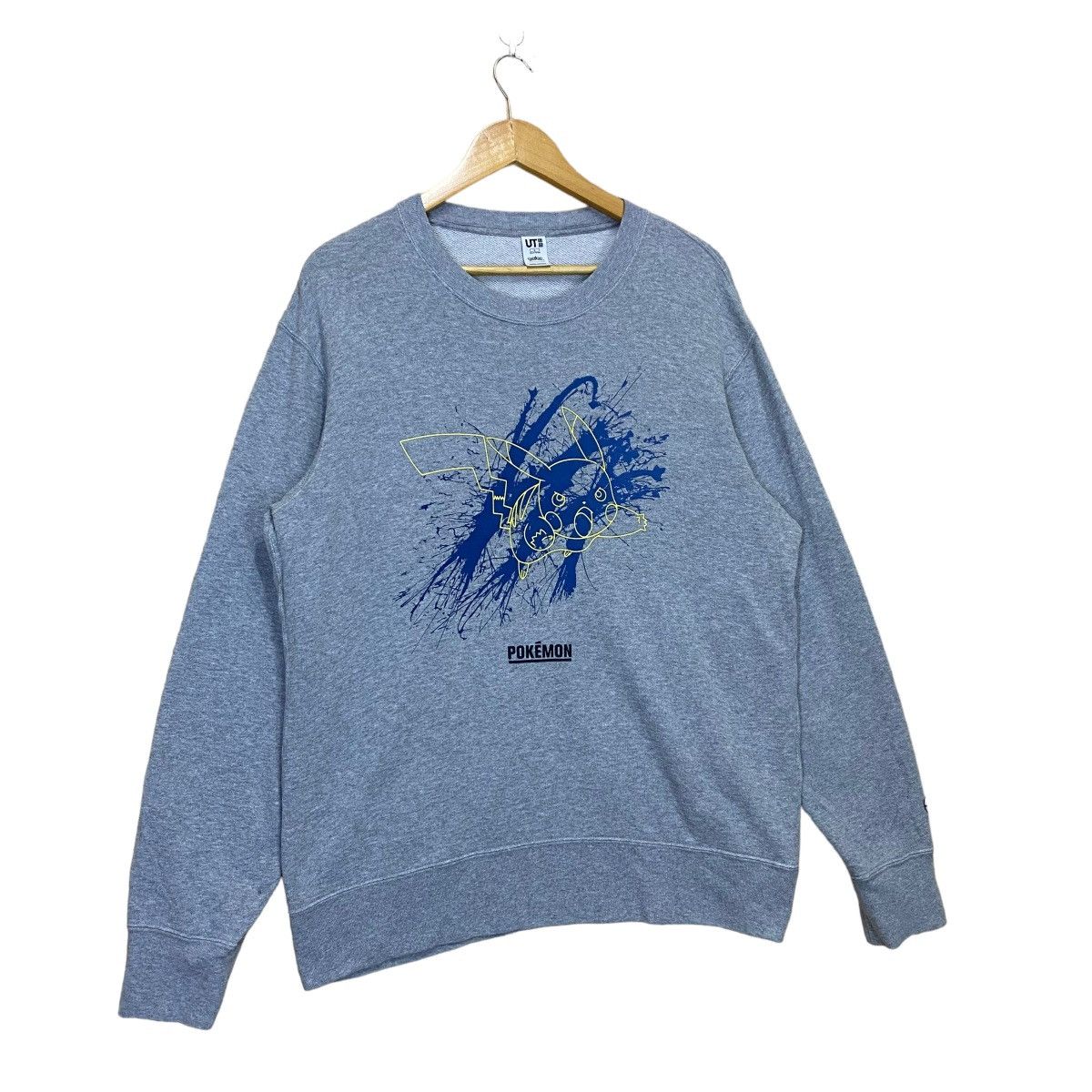 Anime Pokemon Big Logo Crewneck Sweatshirt Size L Size US L / EU 52-54 / 3 - 2 Thumbnail