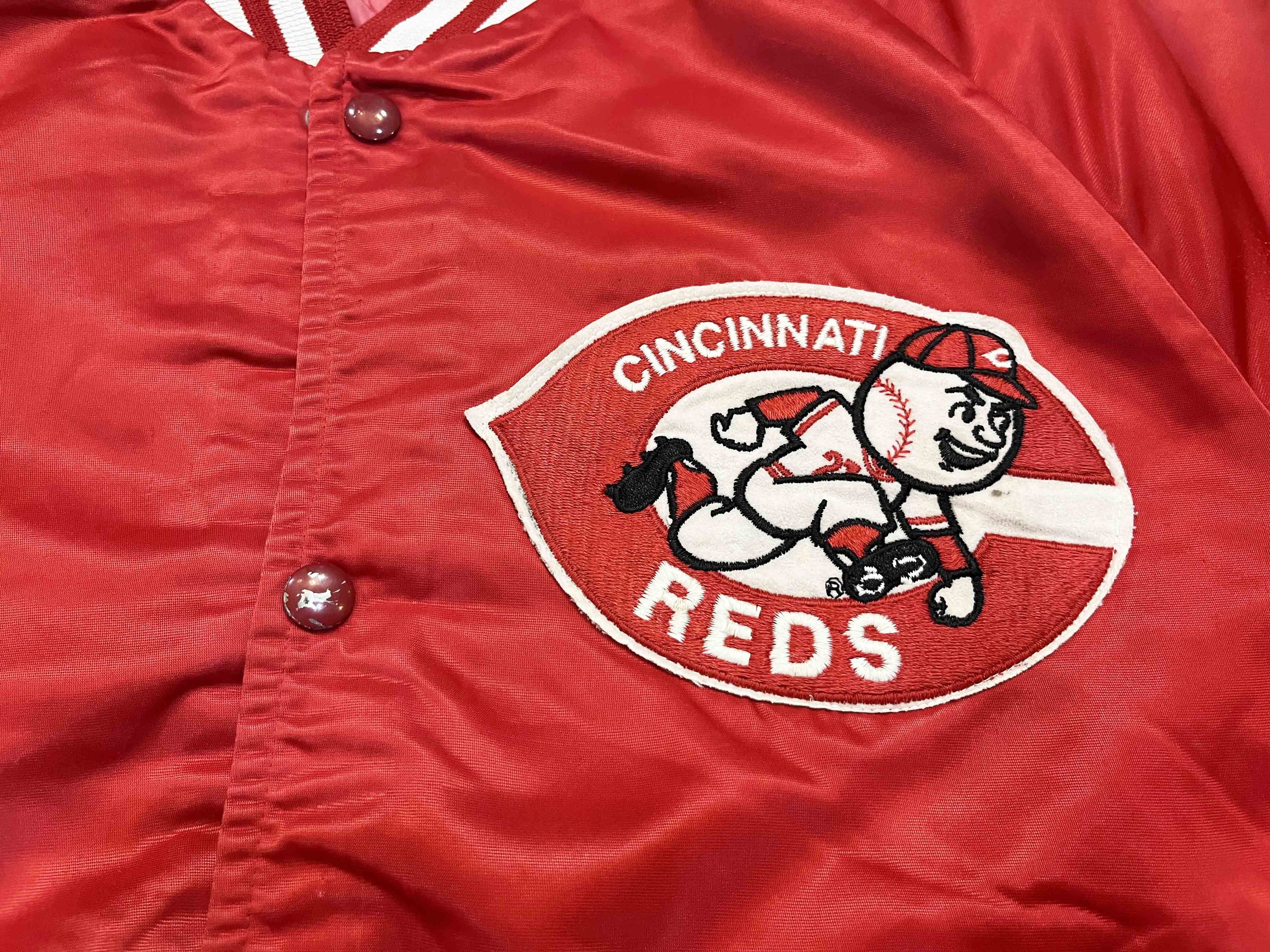 Chalk Line × MLB × Vintage Vintage Chalk Line MLB Cincinnati Reds Bomber Satin Jacket Size US M / EU 48-50 / 2 - 3 Thumbnail