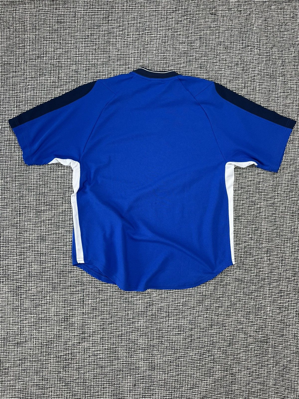 Nike × Vintage 90s Nike center swoosh vintage soccer jersey blokecore Size US S / EU 44-46 / 1 - 6 Thumbnail