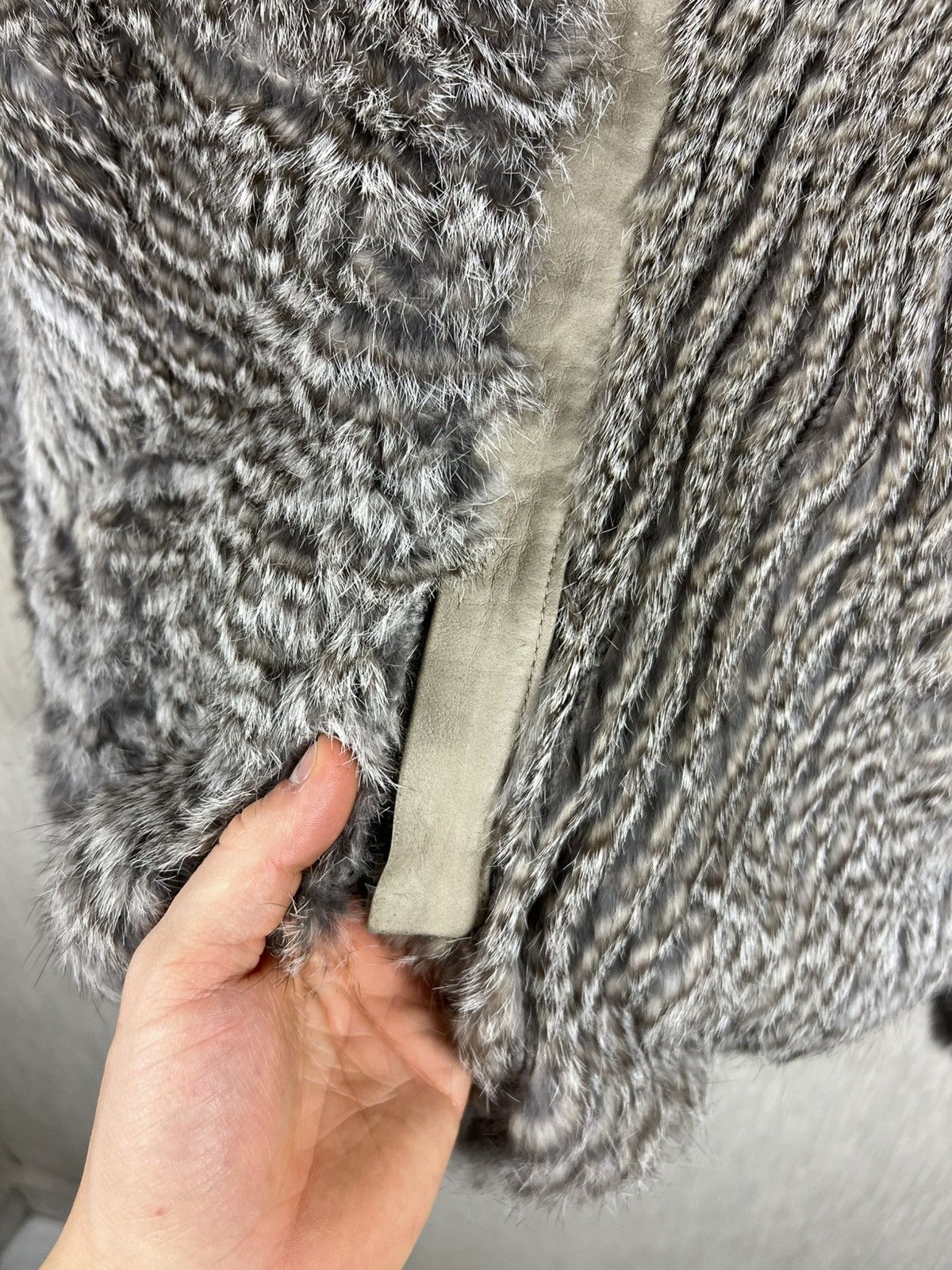 Helmut Lang Archive Helmut Lang vintage real rabbit fur cardigan jacket Size S / US 4 / IT 40 - 12 Thumbnail