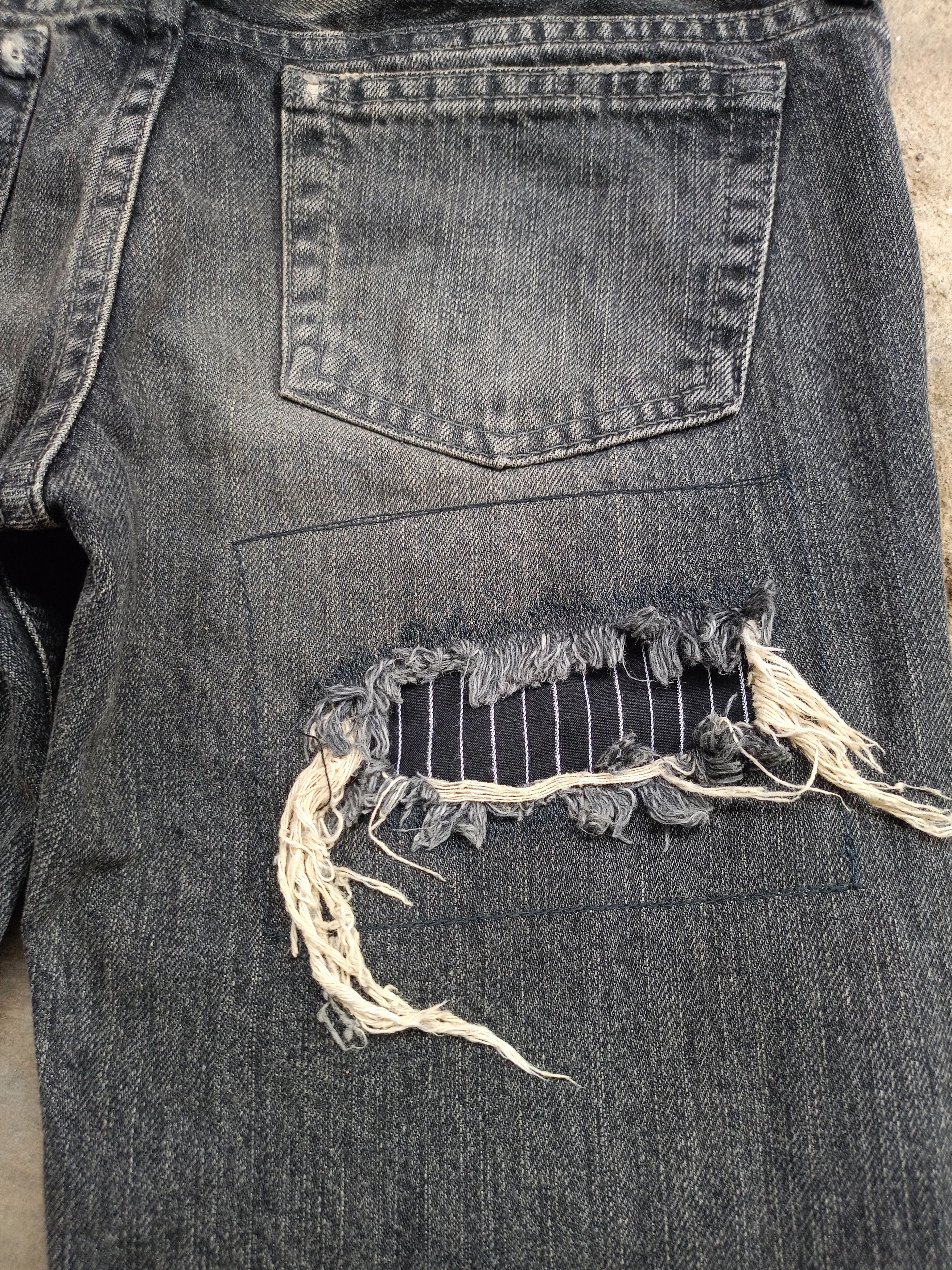 SLY 2000s Sly - Flared Denim Pants style ifsixwasnine Size 28" / US 6 / IT 42 - 6 Thumbnail