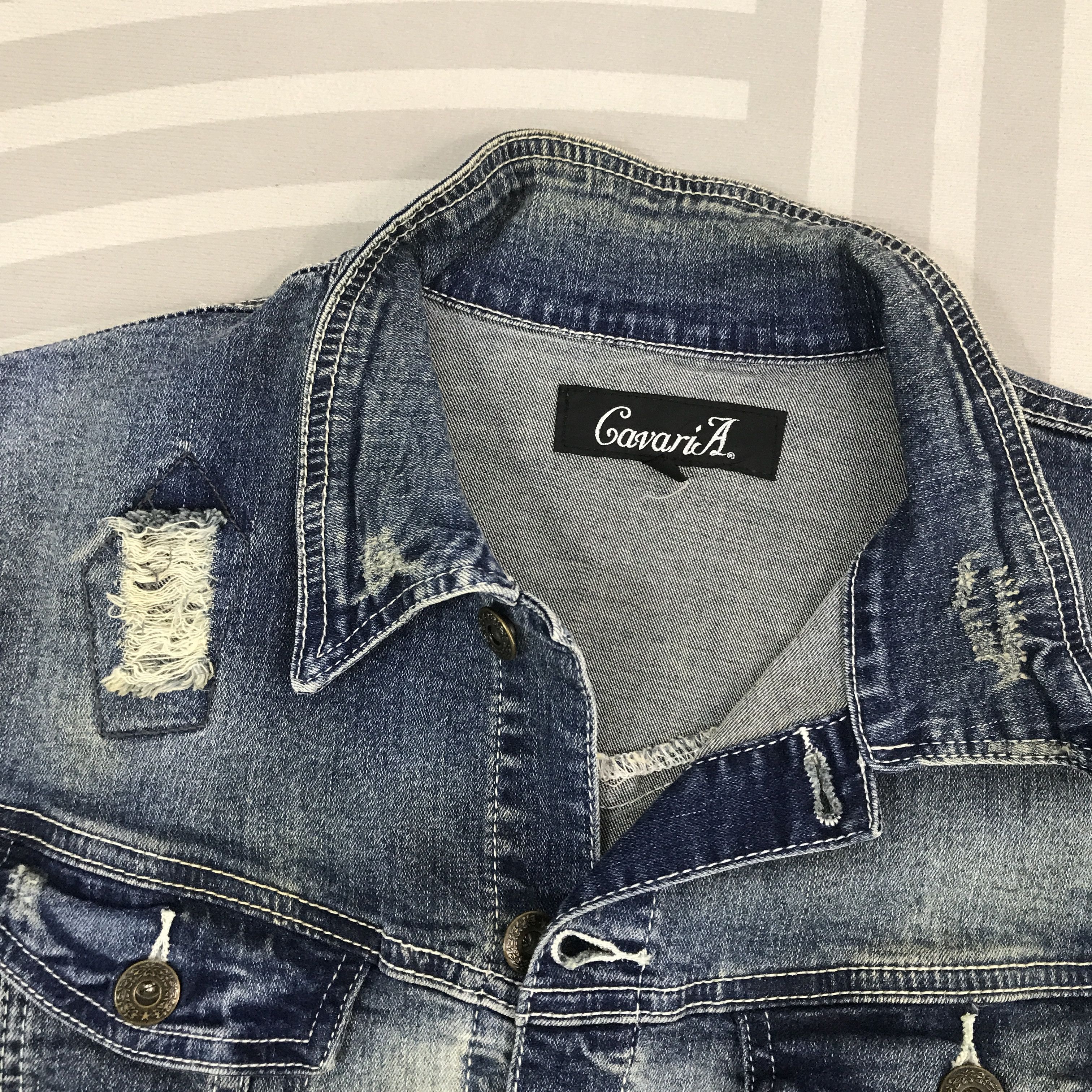 Japanese Brand × Vintage Vintage Gavari A desnim button Jacket Size US L / EU 52-54 / 3 - 11 Thumbnail