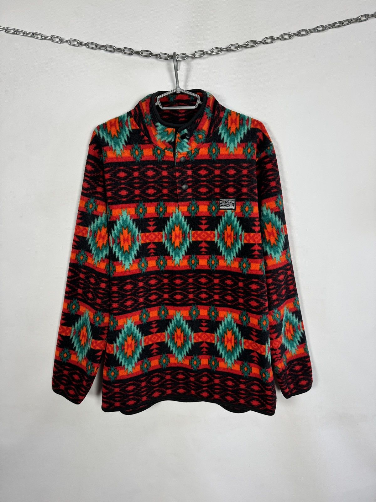 Aztech Mountain Free Nature Aztec Fleece Pullover Vintage Outdoor Size L Size US L / EU 52-54 / 3 - 1 Thumbnail