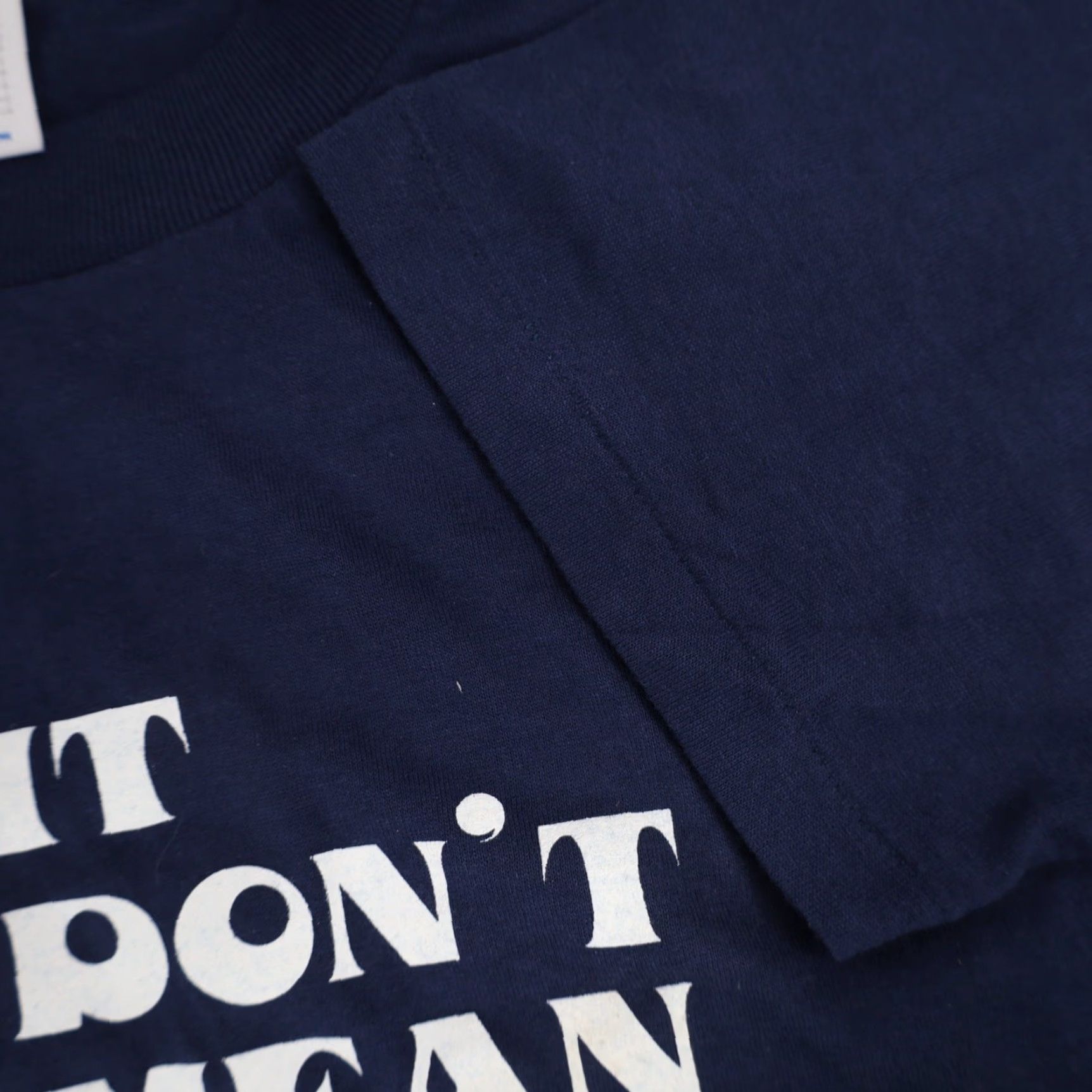 Jerzees VINTAGE It Dont Bean Nothin! Vietnam Mens Large Graphic T Shirt Blue Jerzees MENS L Blue Graphic T Shirt Vintage Mens Large BLUE N? (Oops) Size US L / EU 52-54 / 3 - 6 Thumbnail
