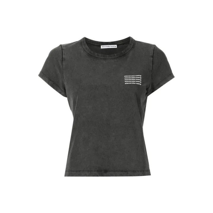 Alexander Wang Alexander Wang SS23 Acid Wash Logo T-Shirt 0079 Size M / US 6-8 / IT 42-44 - 1 Thumbnail