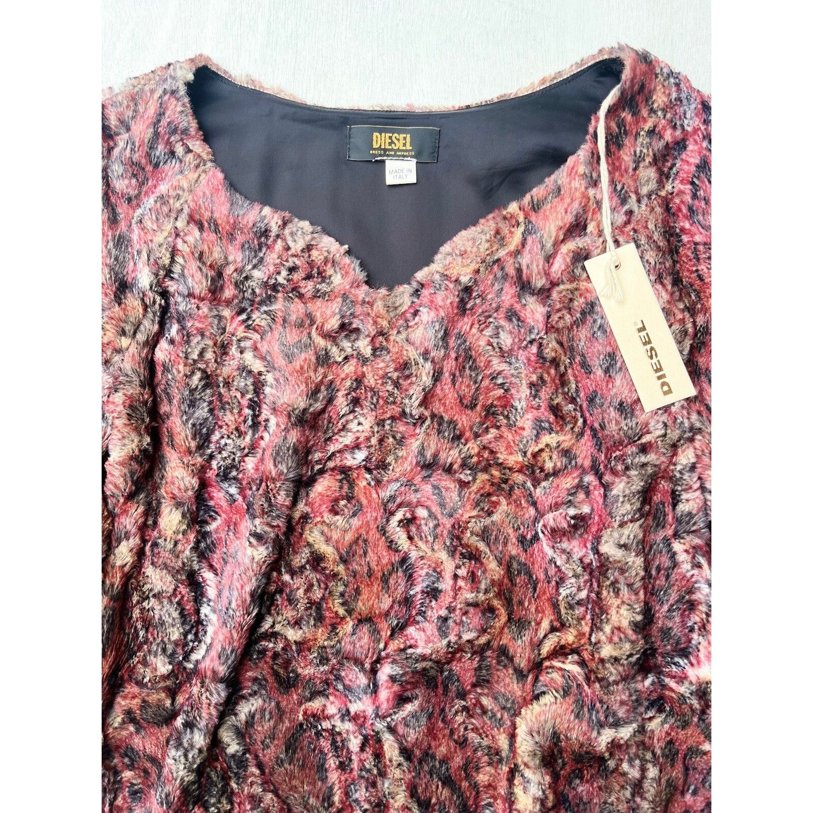 Diesel Diesel Women's F-Riga 3/4 Sleeve Sweatshirt V-Neck Sweater S Size S / US 4 / IT 40 - 7 Thumbnail