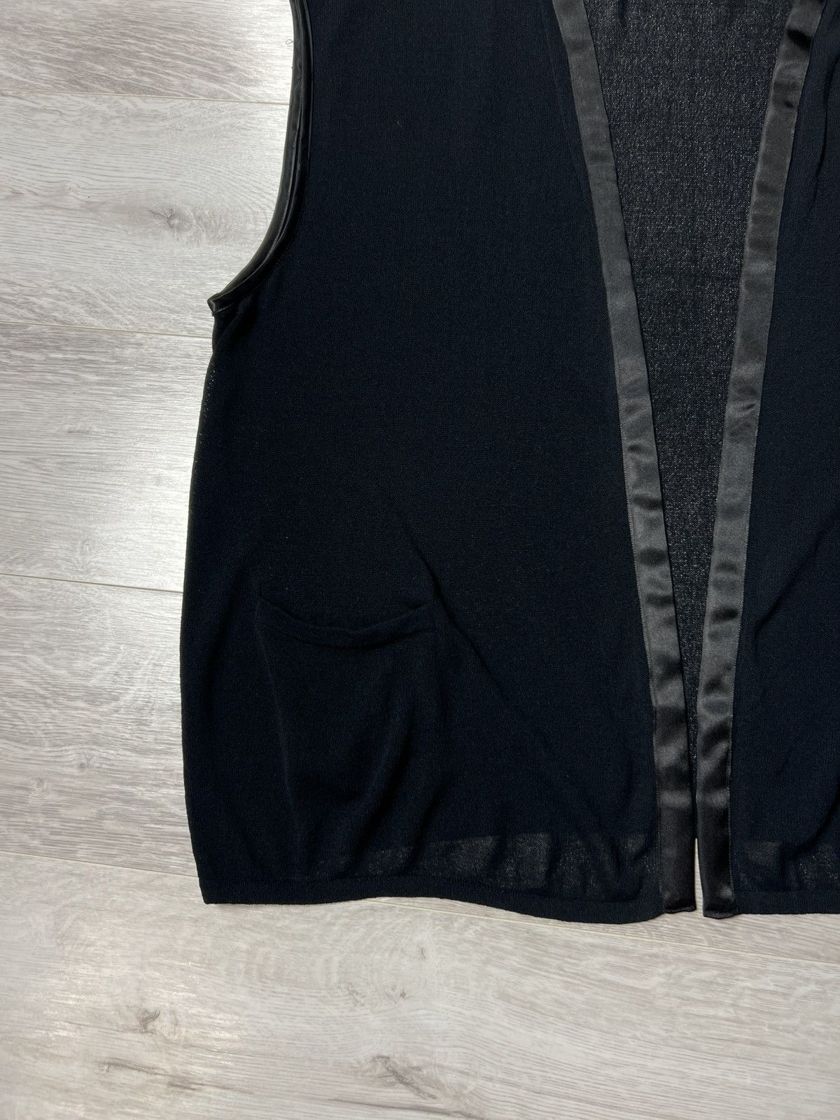 Dolce & Gabbana Le Maglite Di Dolce & Gabbana Open Front Sleeveless Cardigan Size L / US 10 / IT 46 - 6 Thumbnail