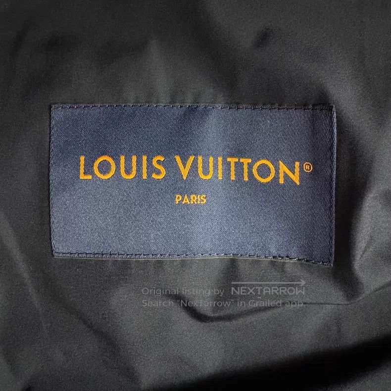 Louis Vuitton Louis Vuitton Embossed lapel cotton-padded jacket Size US L / EU 52-54 / 3 - 3 Thumbnail
