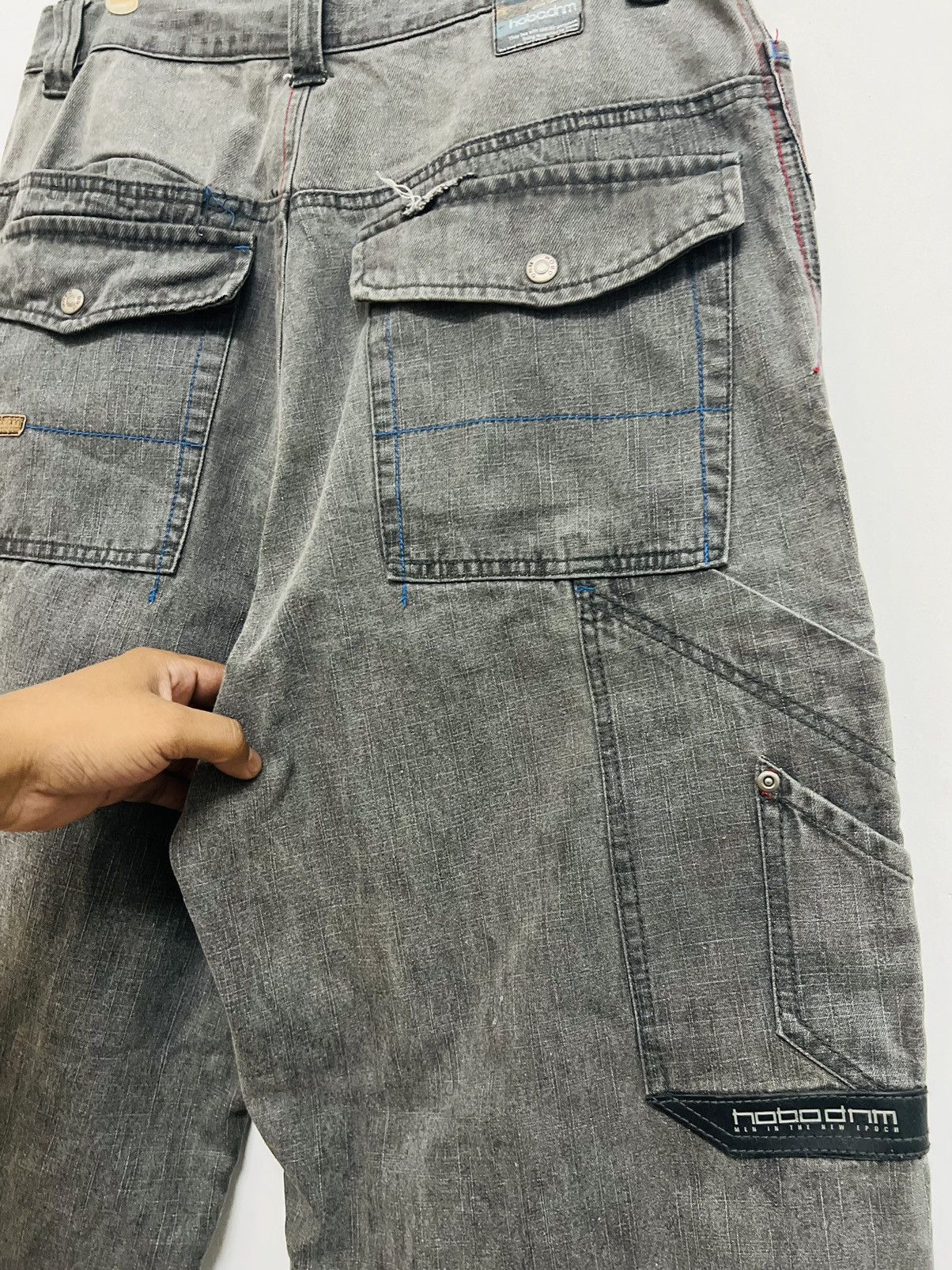 Hobo × JNCO × Vintage Vintage y2k Baggy Hobodnm Rap Sk8 Hiphop Pants Size US 34 / EU 50 - 20 Thumbnail