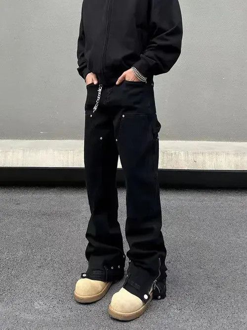 Jean Street vintage punk zipper design lumberjack jeans size 32 Size US 30 / EU 46 - 8 Thumbnail
