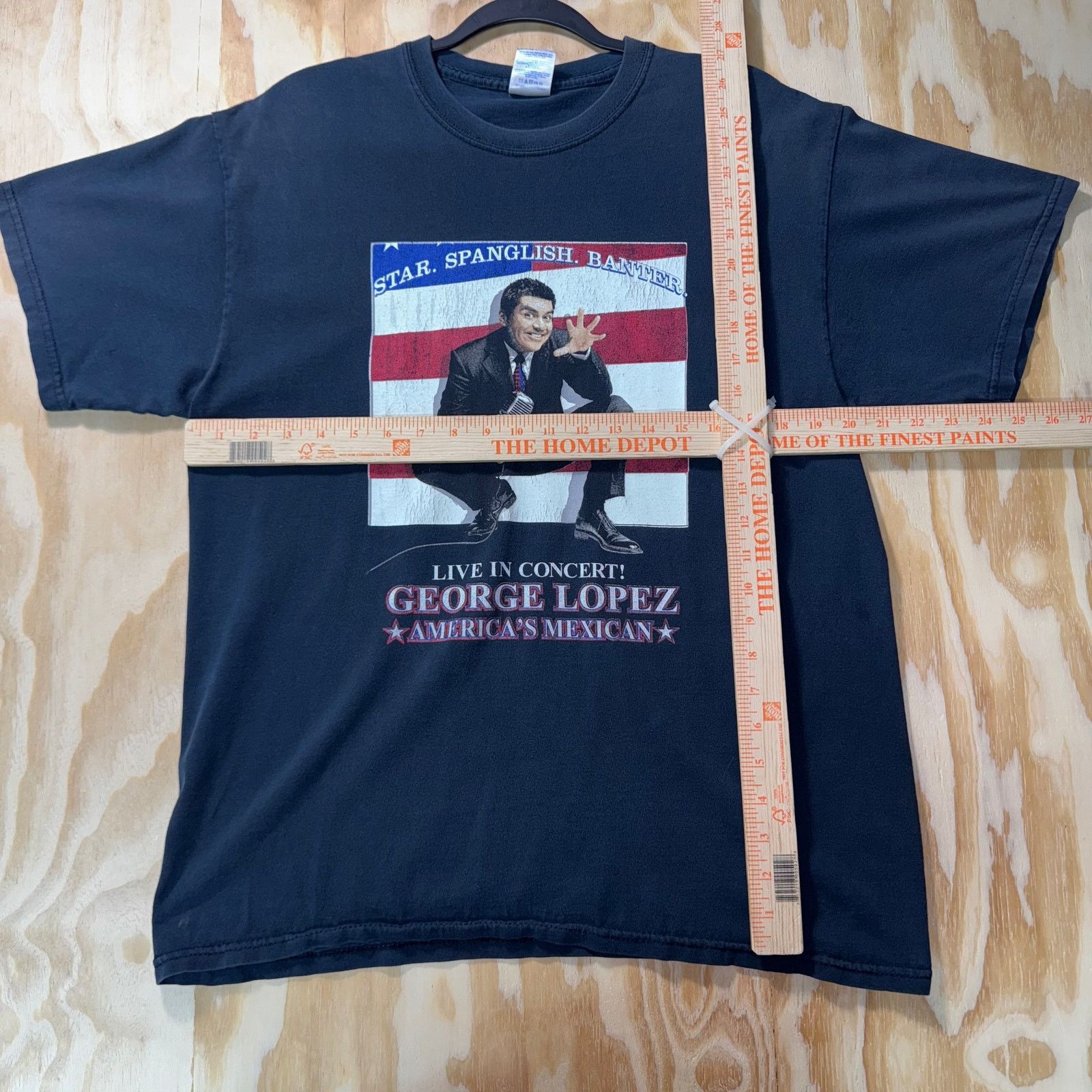 Gildan Vintage Y2K George Lopez comedian mexican 00s funny t-shirt Size US L / EU 52-54 / 3 - 4 Thumbnail