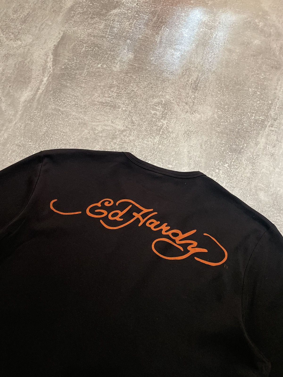 Christian Audigier Vintage Ed Hardy Long Sleeve T-Shirt Size US XL / EU 56 / 4 - 12 Thumbnail