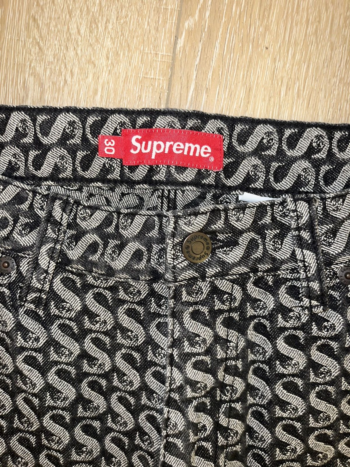 Supreme Supreme S Monogram Double Knee Pants Size US 30 / EU 46 - 3 Thumbnail