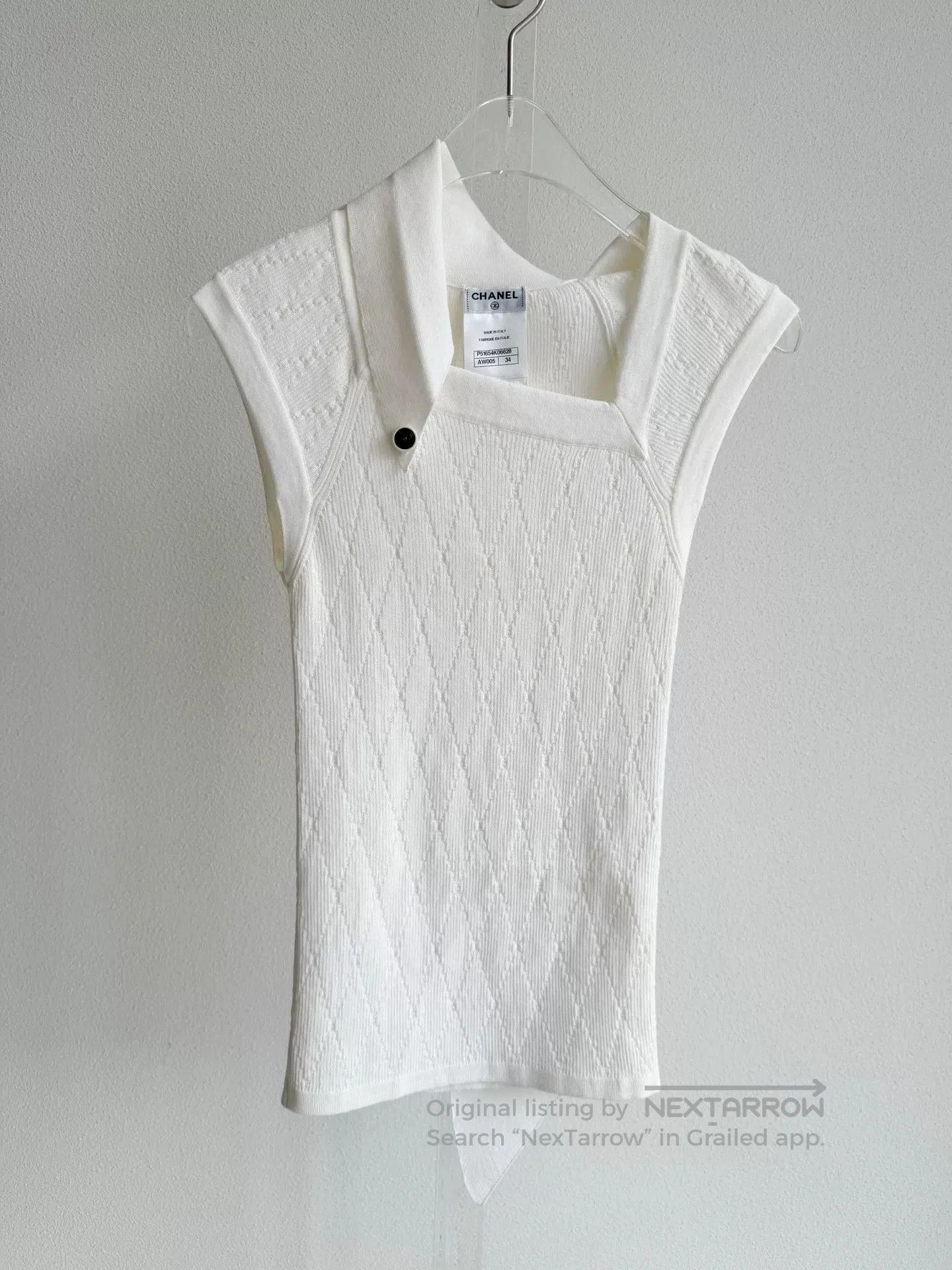 Chanel Chanel 15S Sleeveless Knit Top. Size XS / US 0-2 / IT 36-38 - 2 Thumbnail