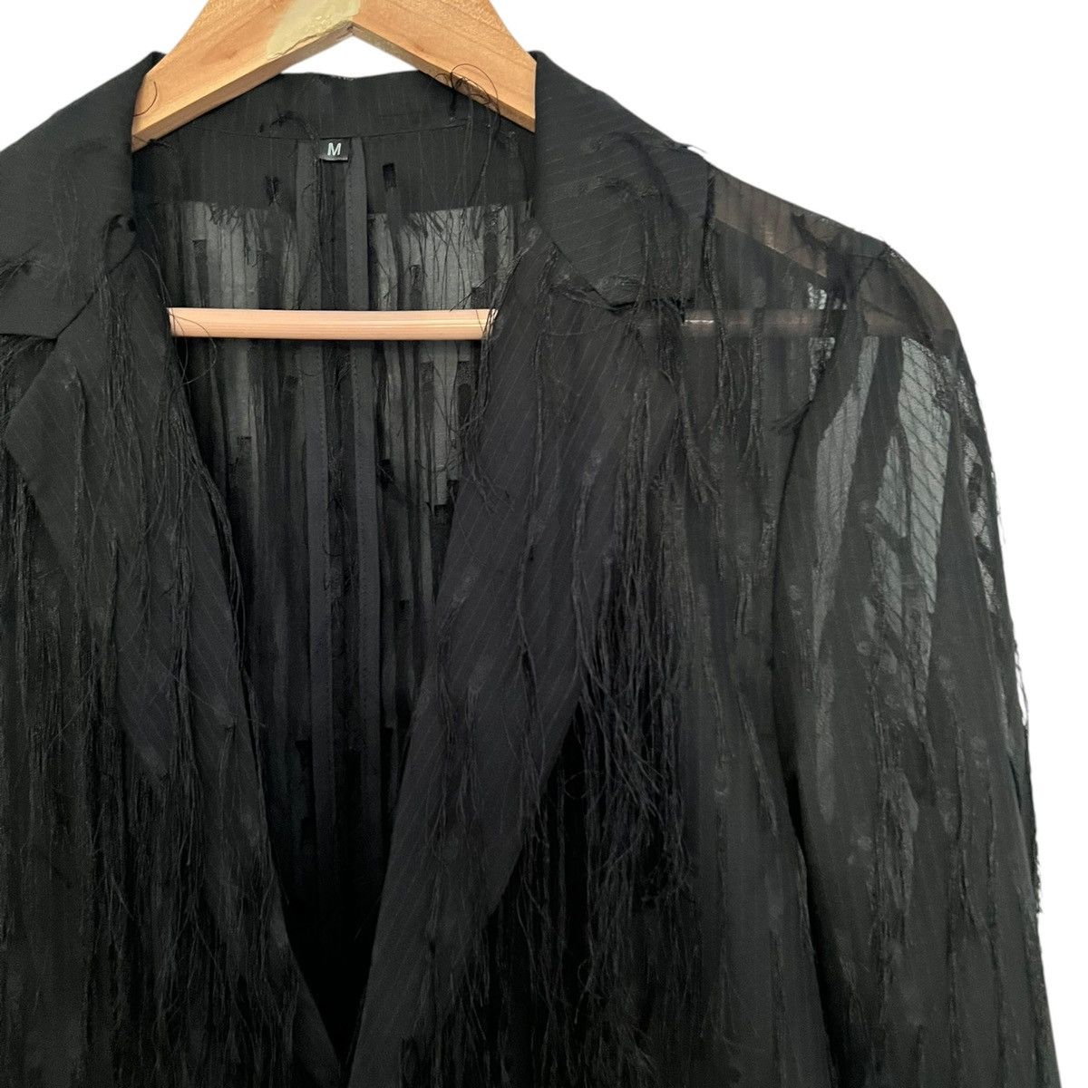 Designer × Japanese Brand Fray hair sheer blazer Size US M / EU 48-50 / 2 - 2 Thumbnail