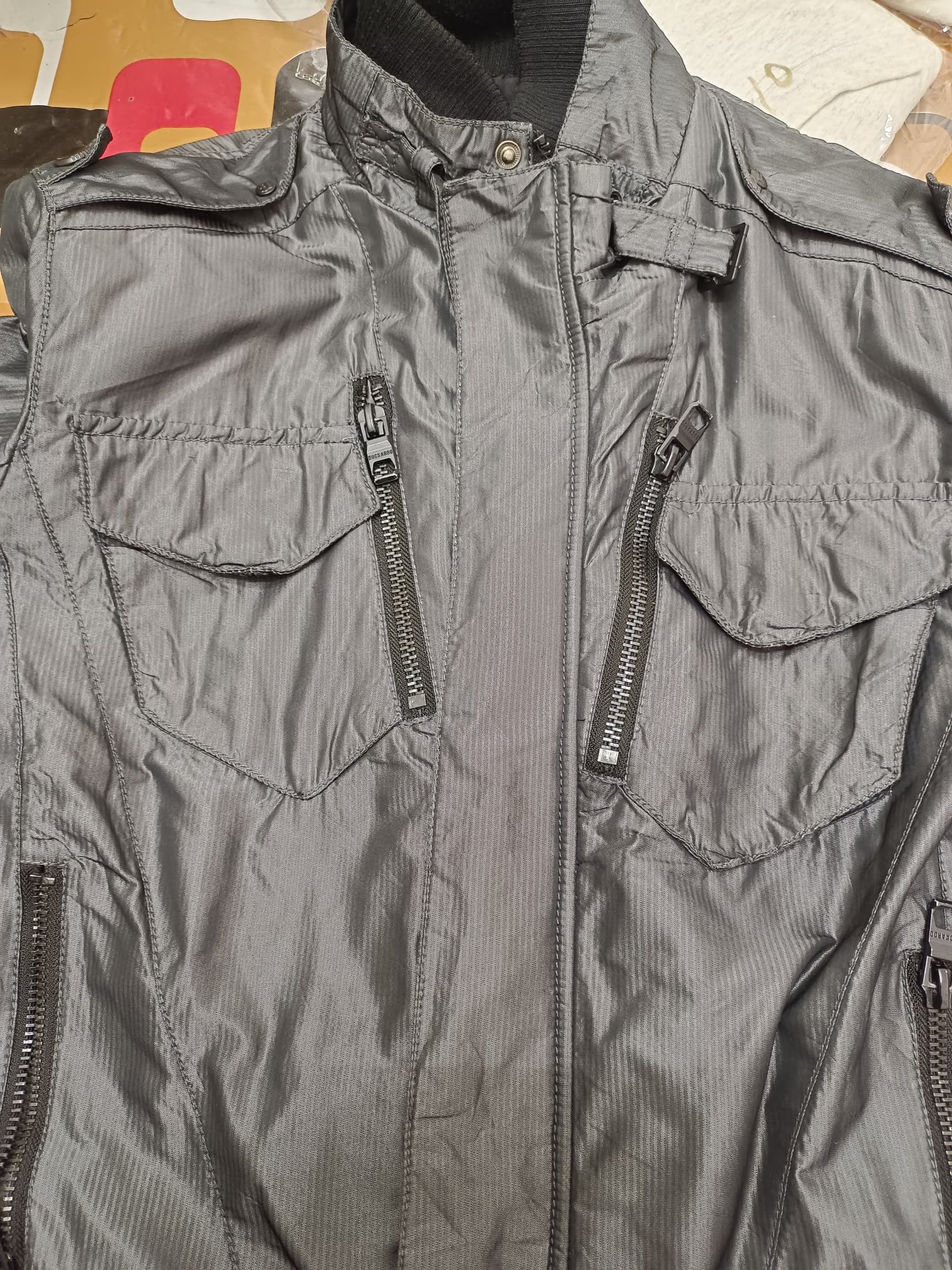 Vintage vintage 🔥Buckaroo Quilted Military Style black Jacket Size US L / EU 52-54 / 3 - 11 Thumbnail