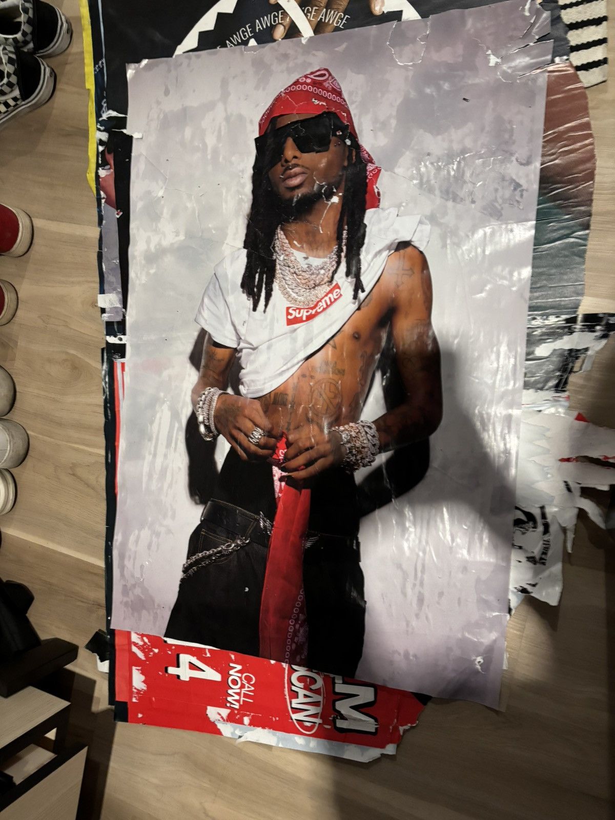 Supreme Play Boi Carti Poster Size ONE SIZE - 3 Thumbnail